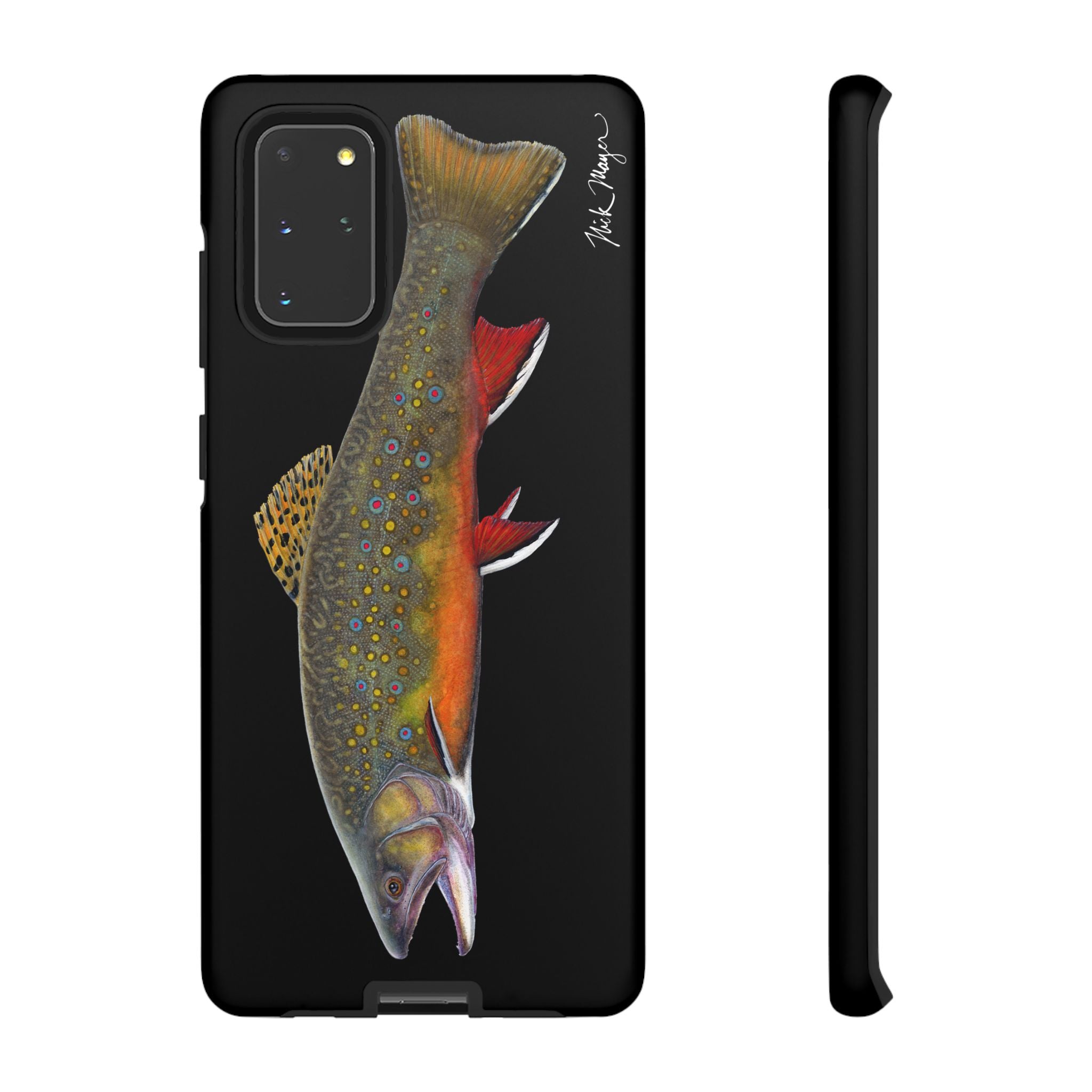 Brook Trout Black Phone Case (Samsung)