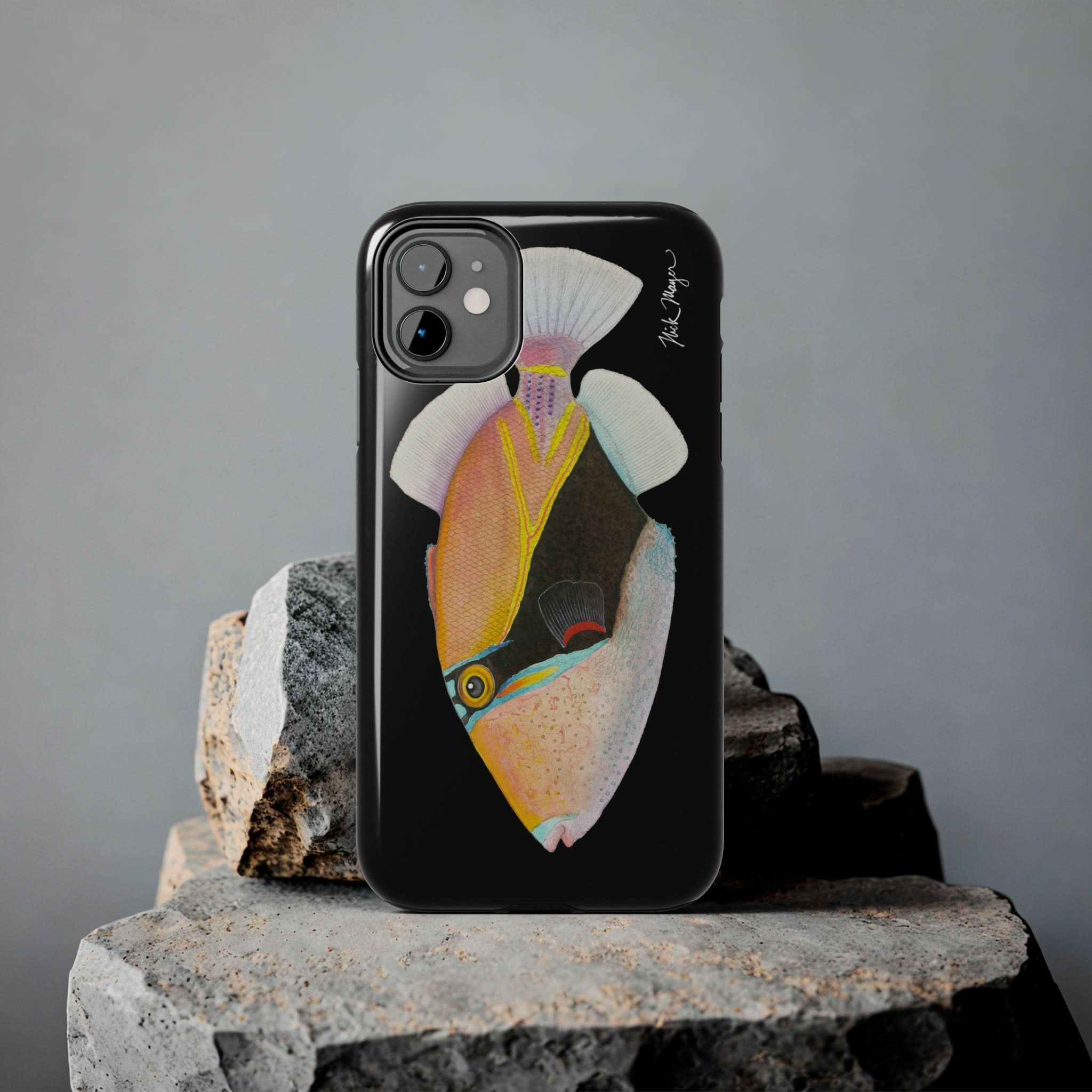 Humuhumunukunukuapua'a Black Phone Case (iPhone)