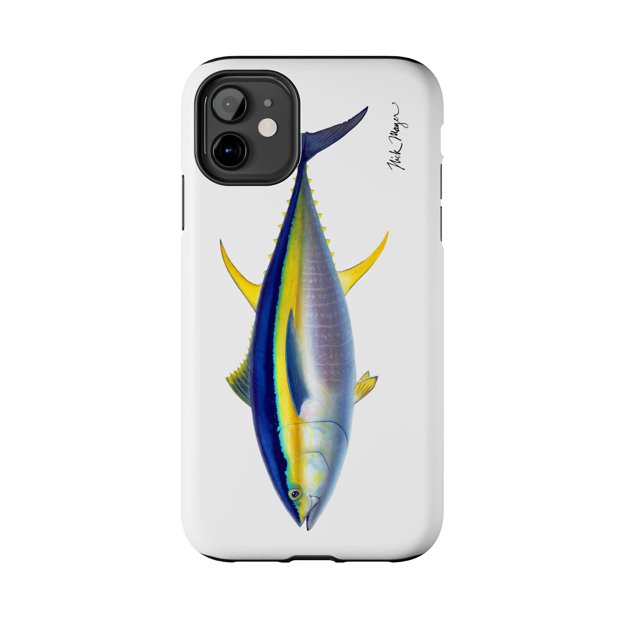 Yellowfin Tuna White Phone Case (iPhone)