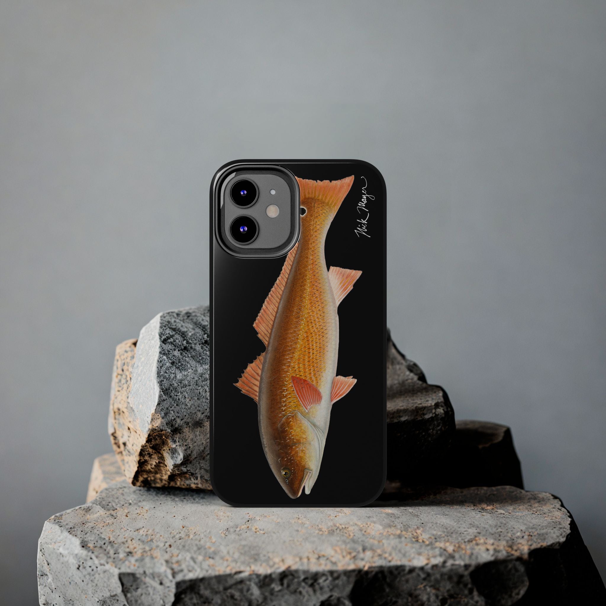 Redfish Black Phone Case (iPhone)