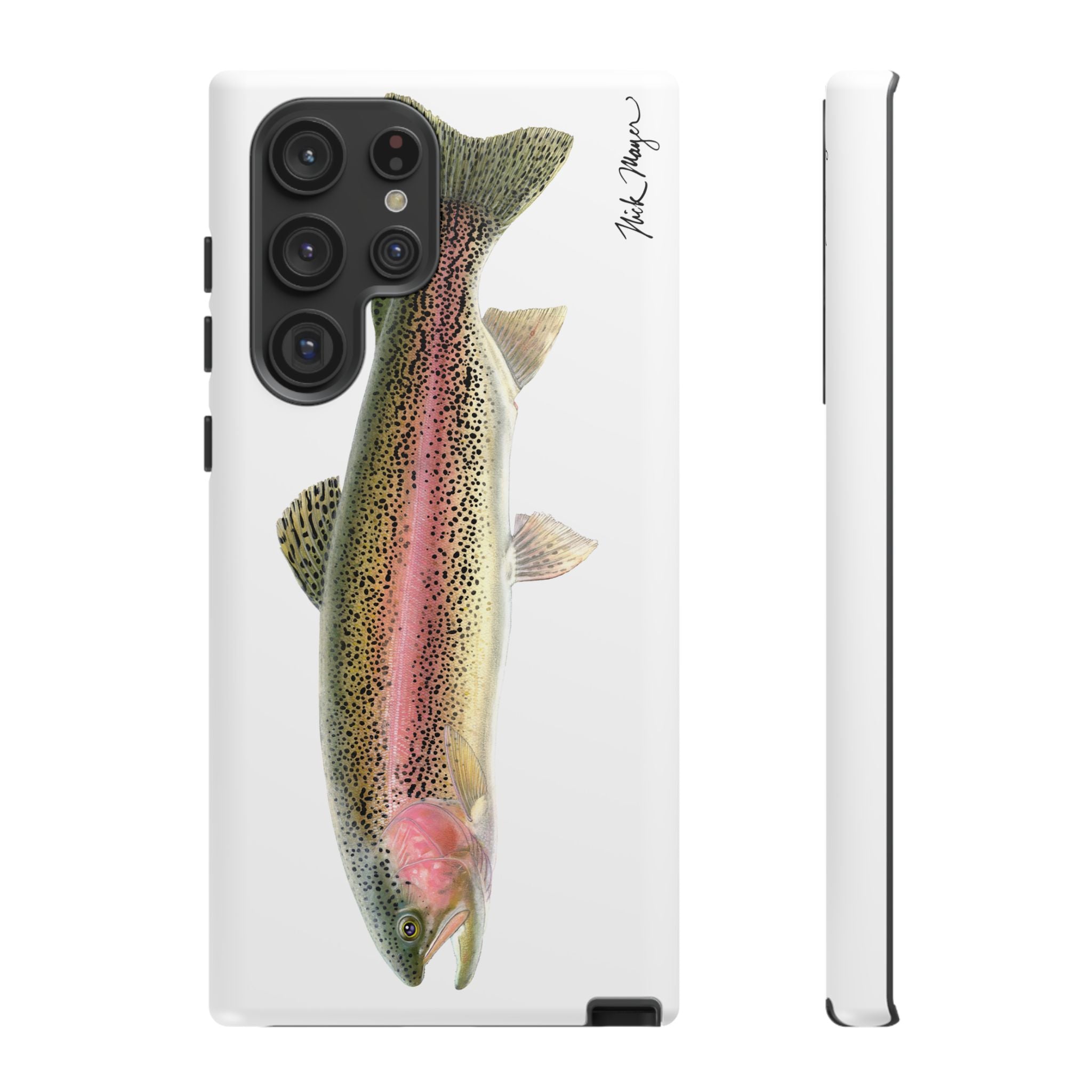 Rainbow Trout White Phone Case (Samsung)