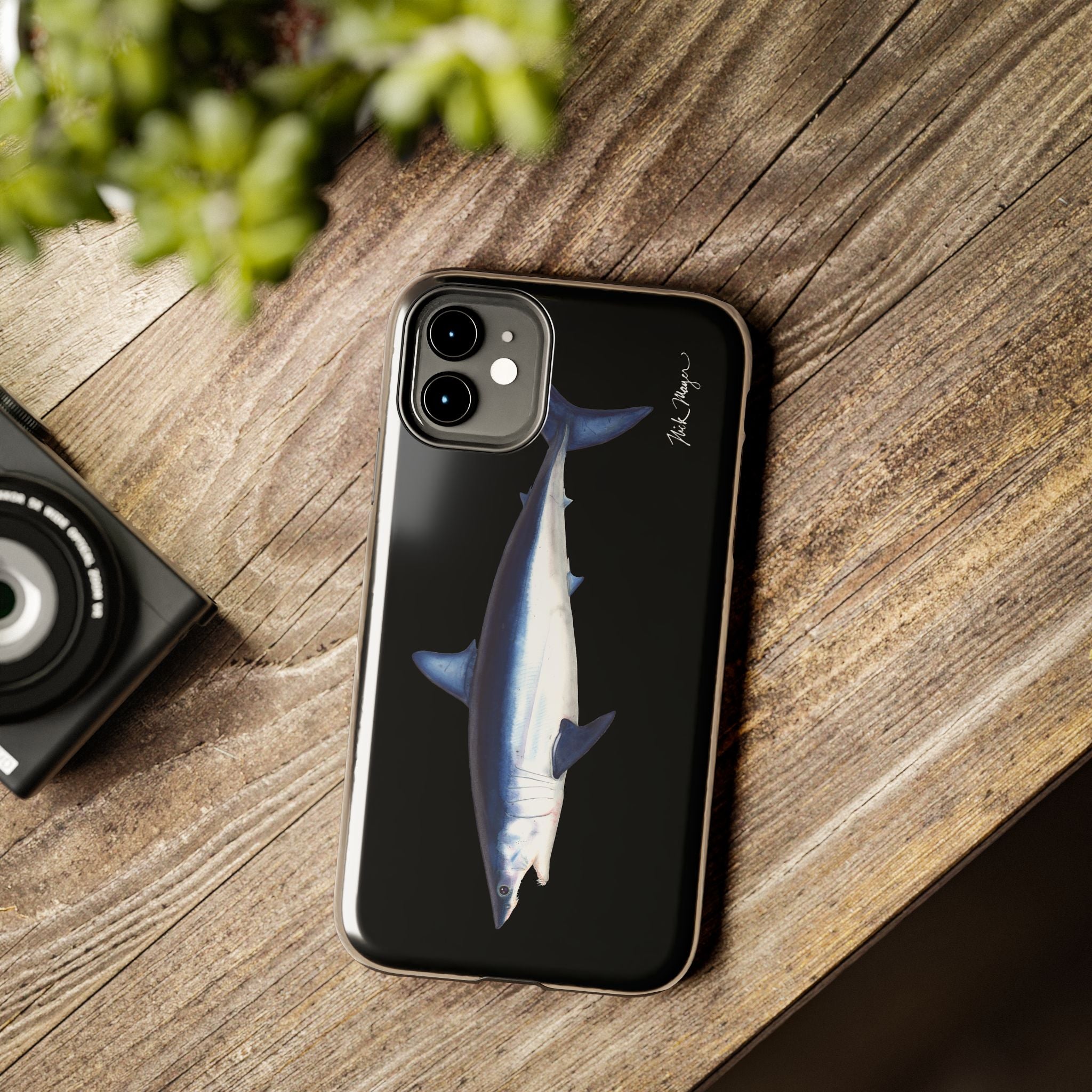 Mako Shark Black iPhone Case