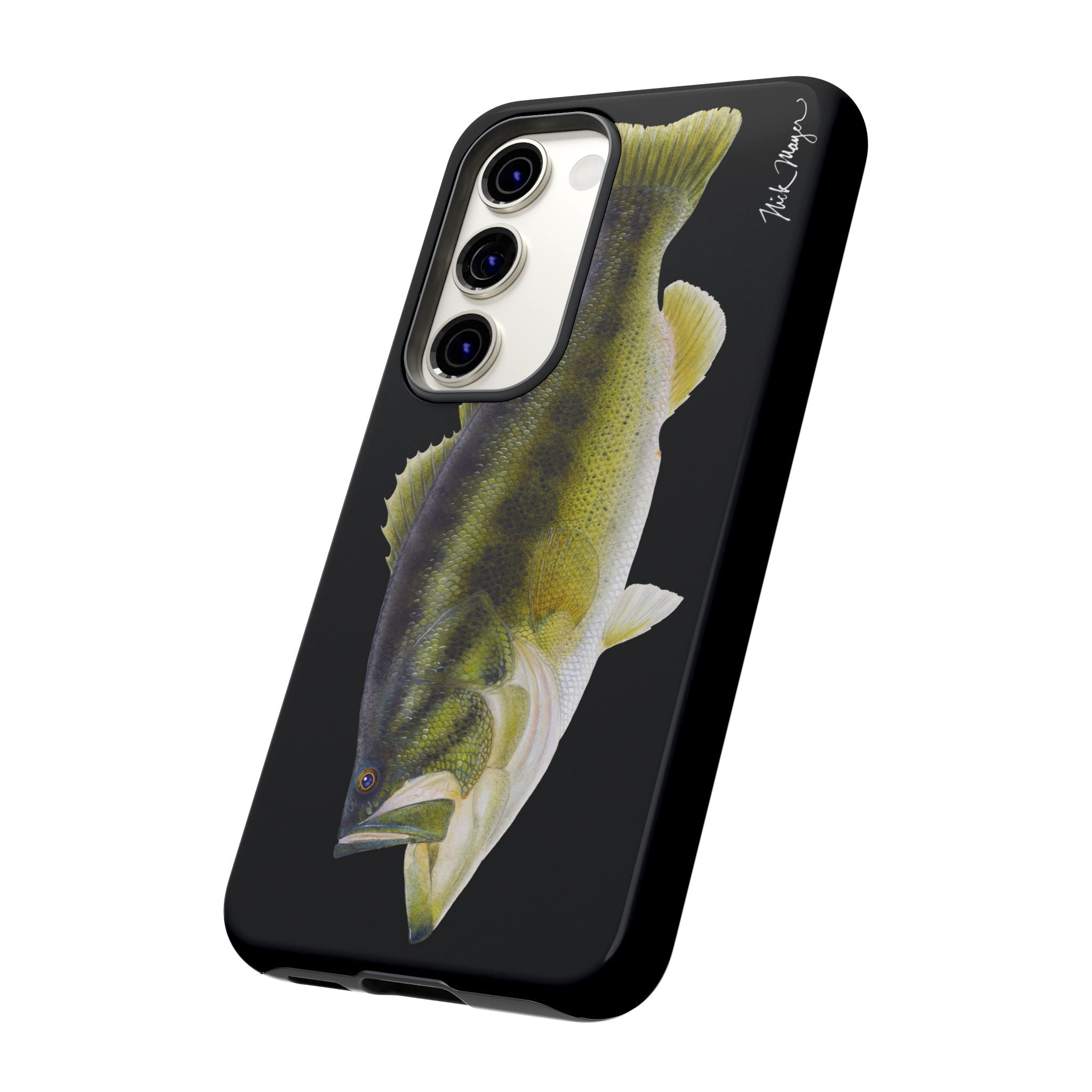 Largemouth Bass Black Phone Case (Samsung)