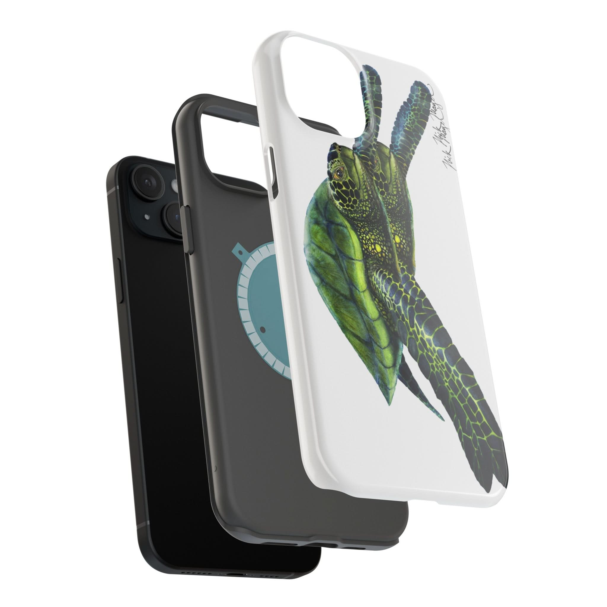 Green Sea Turtle MagSafe iPhone Case