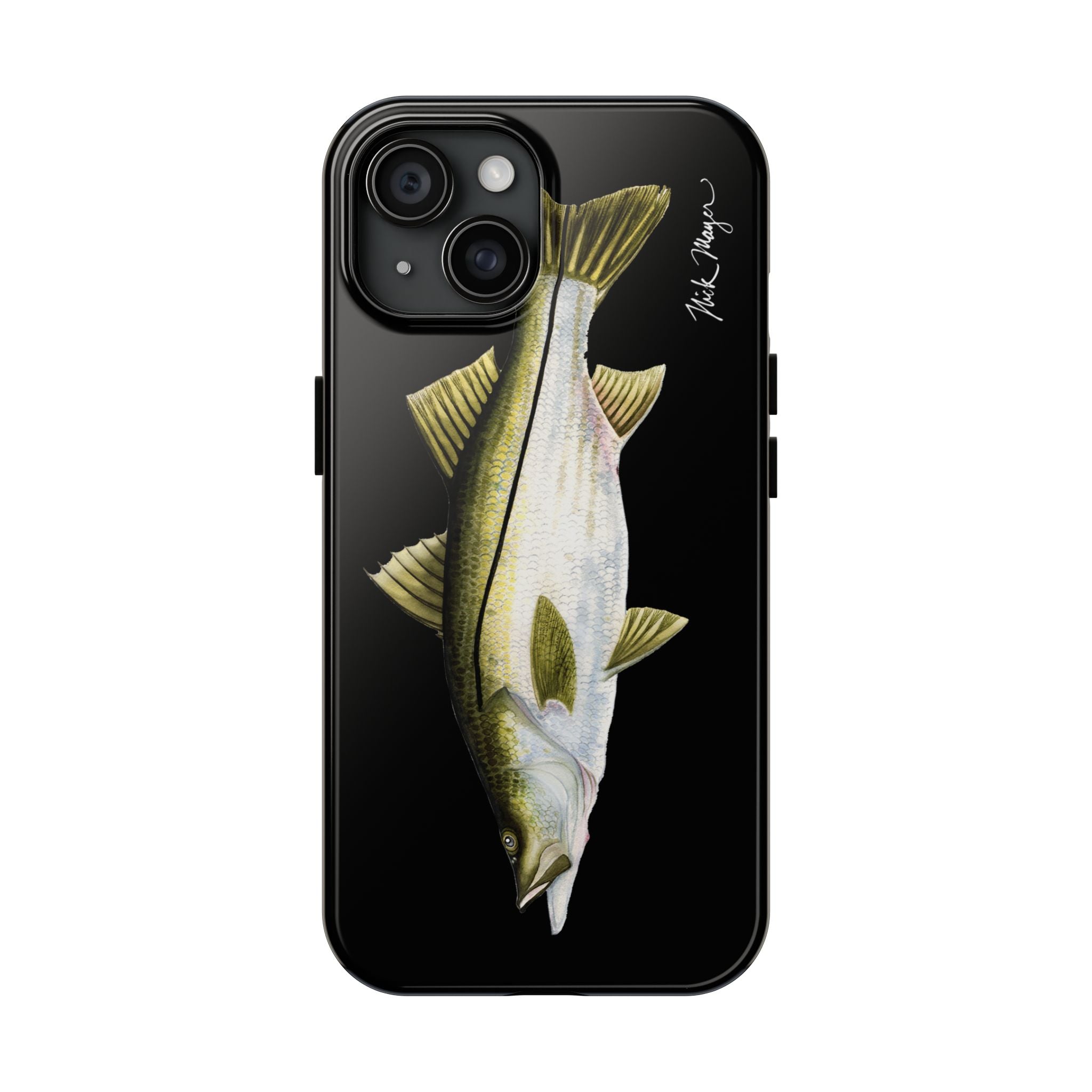 Snook Black Phone Case (iPhone)