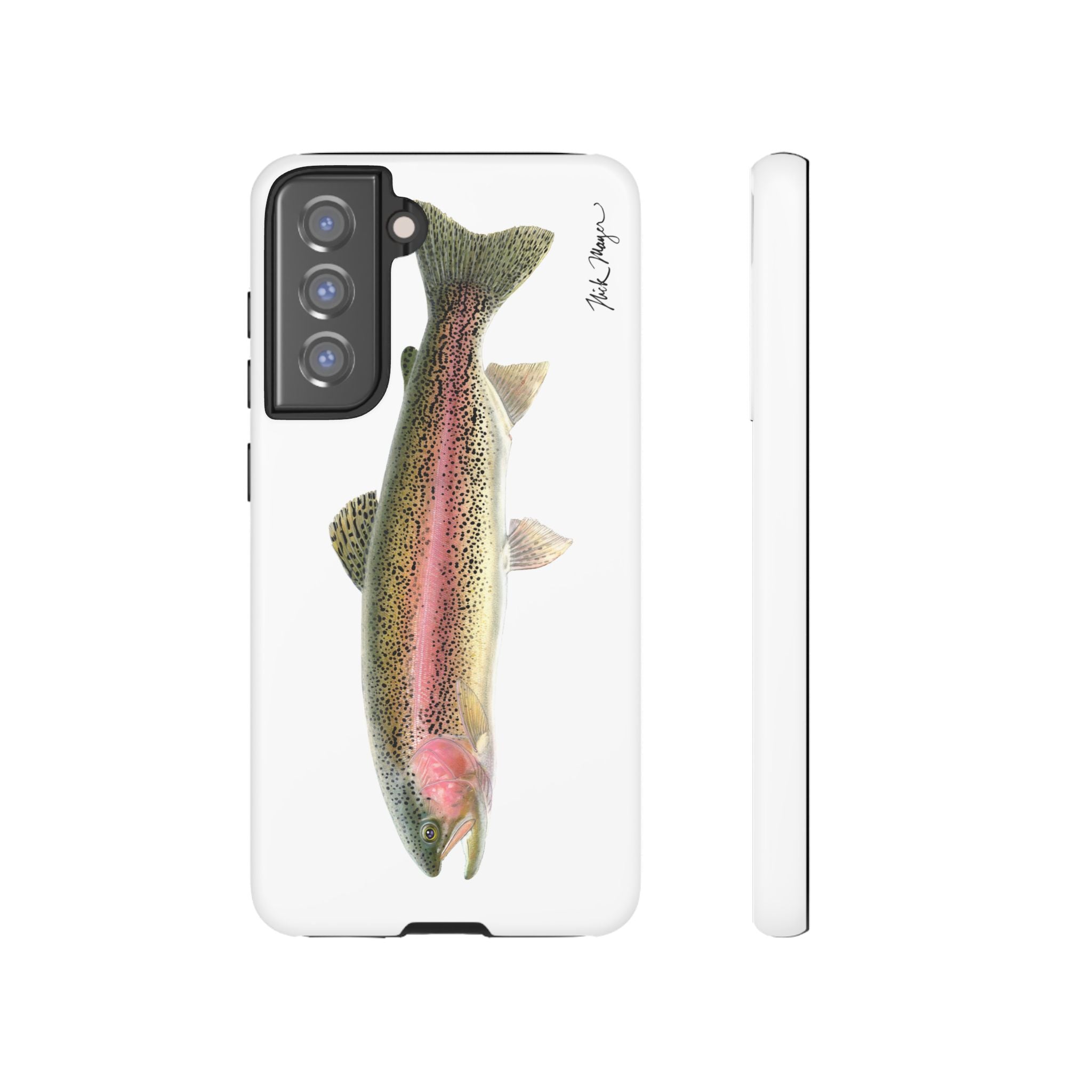 Rainbow Trout White Phone Case (Samsung)