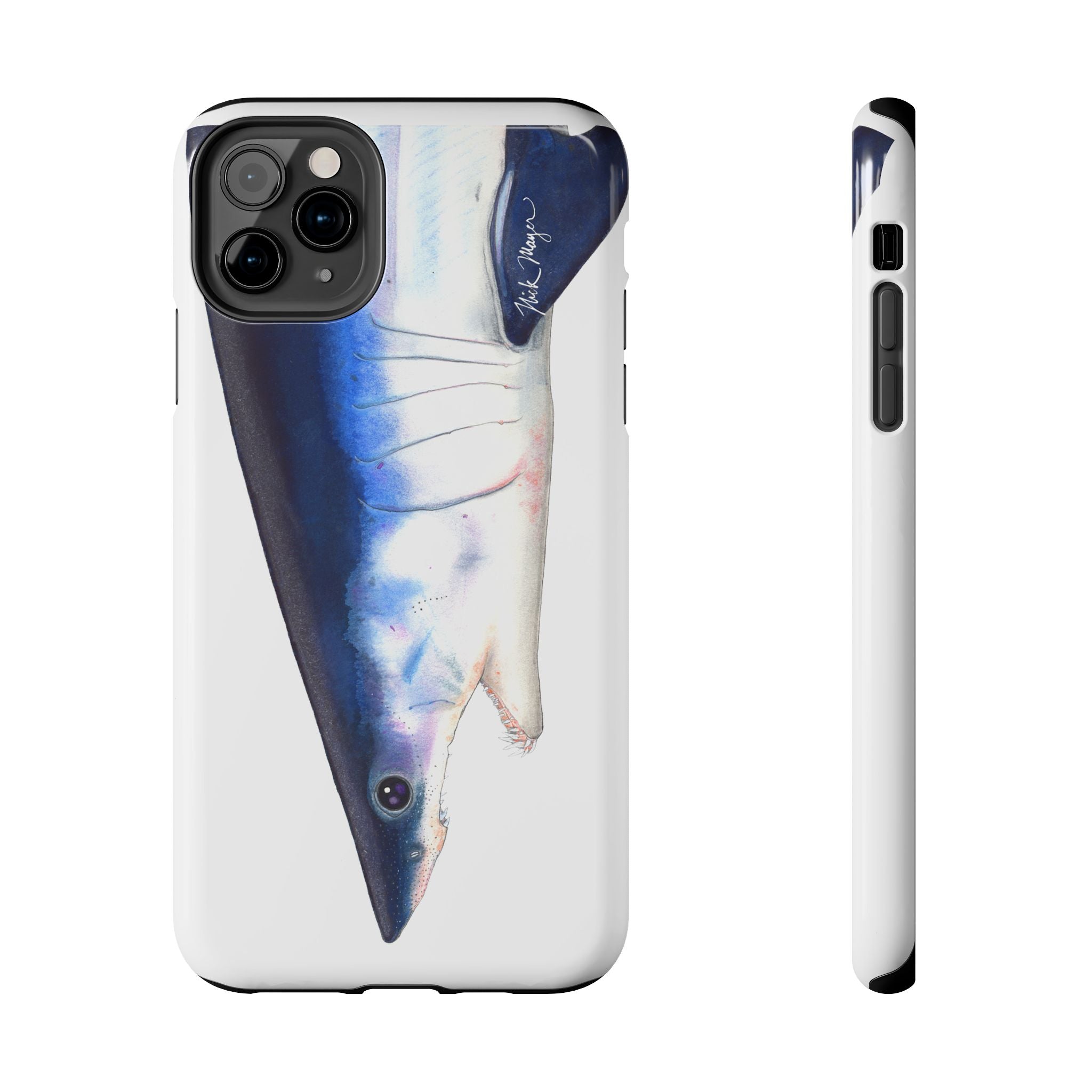 Mako Shark Face White Phone Case (iPhone)