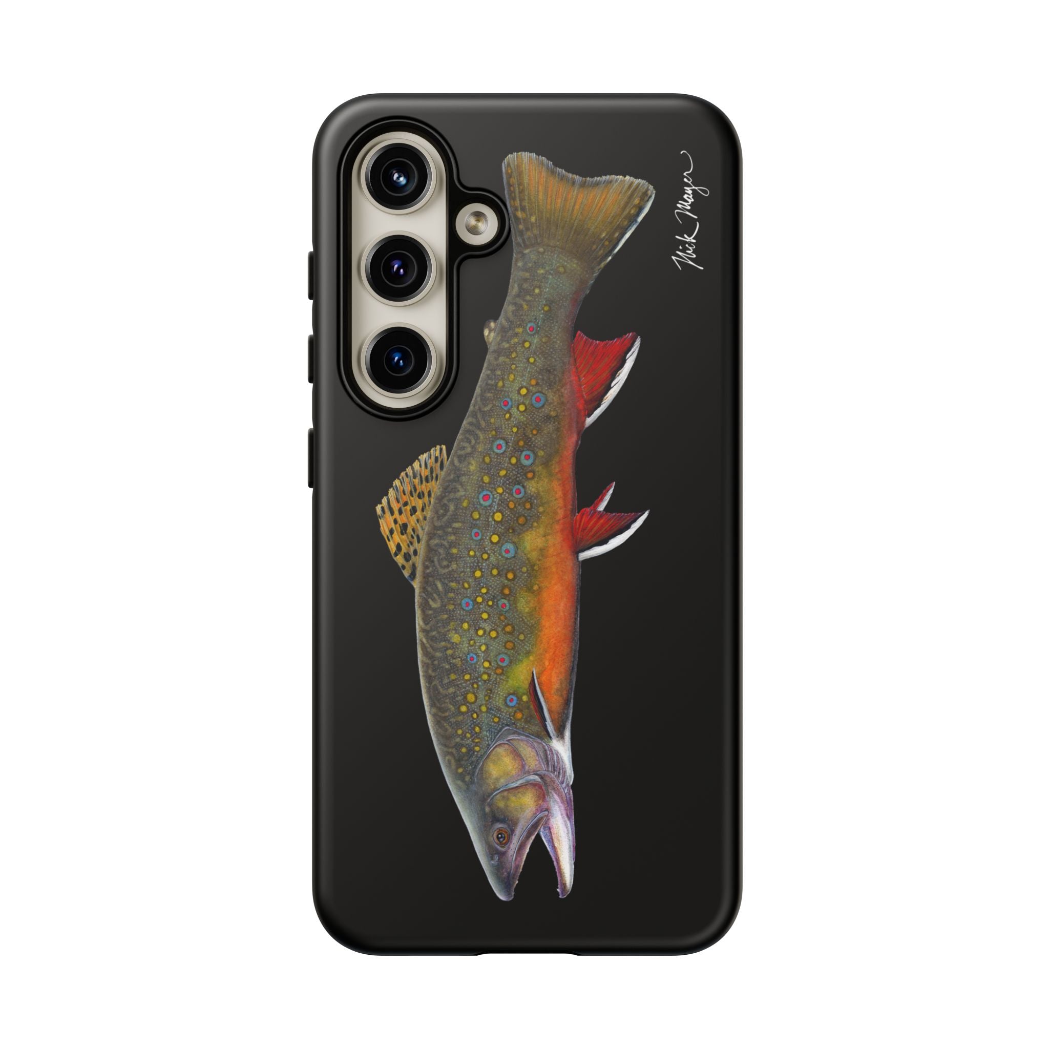 Brook Trout Black Phone Case (Samsung)