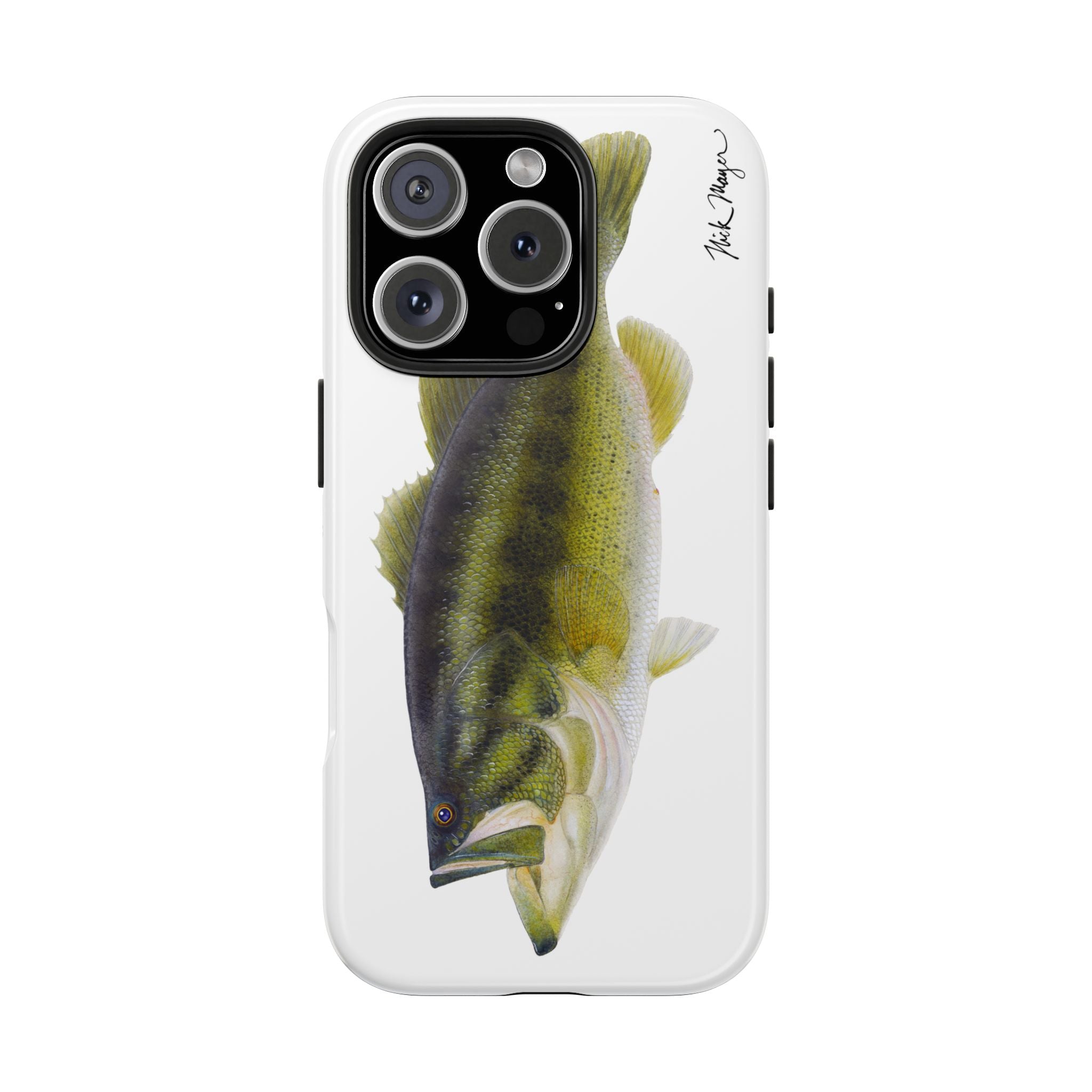 Largemouth Bass White Phone Case (iPhone)