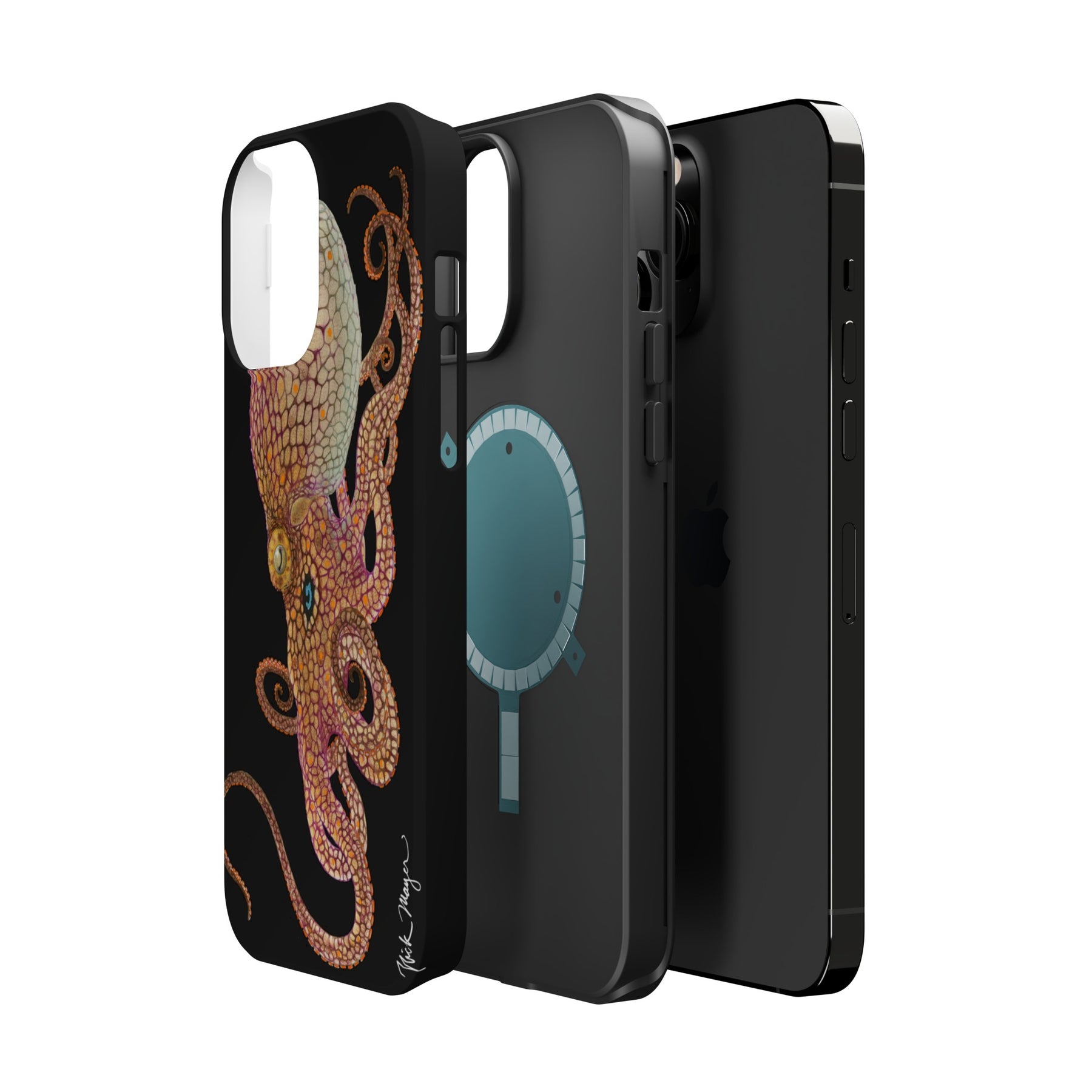 Two Spot Octopus MagSafe iPhone Case