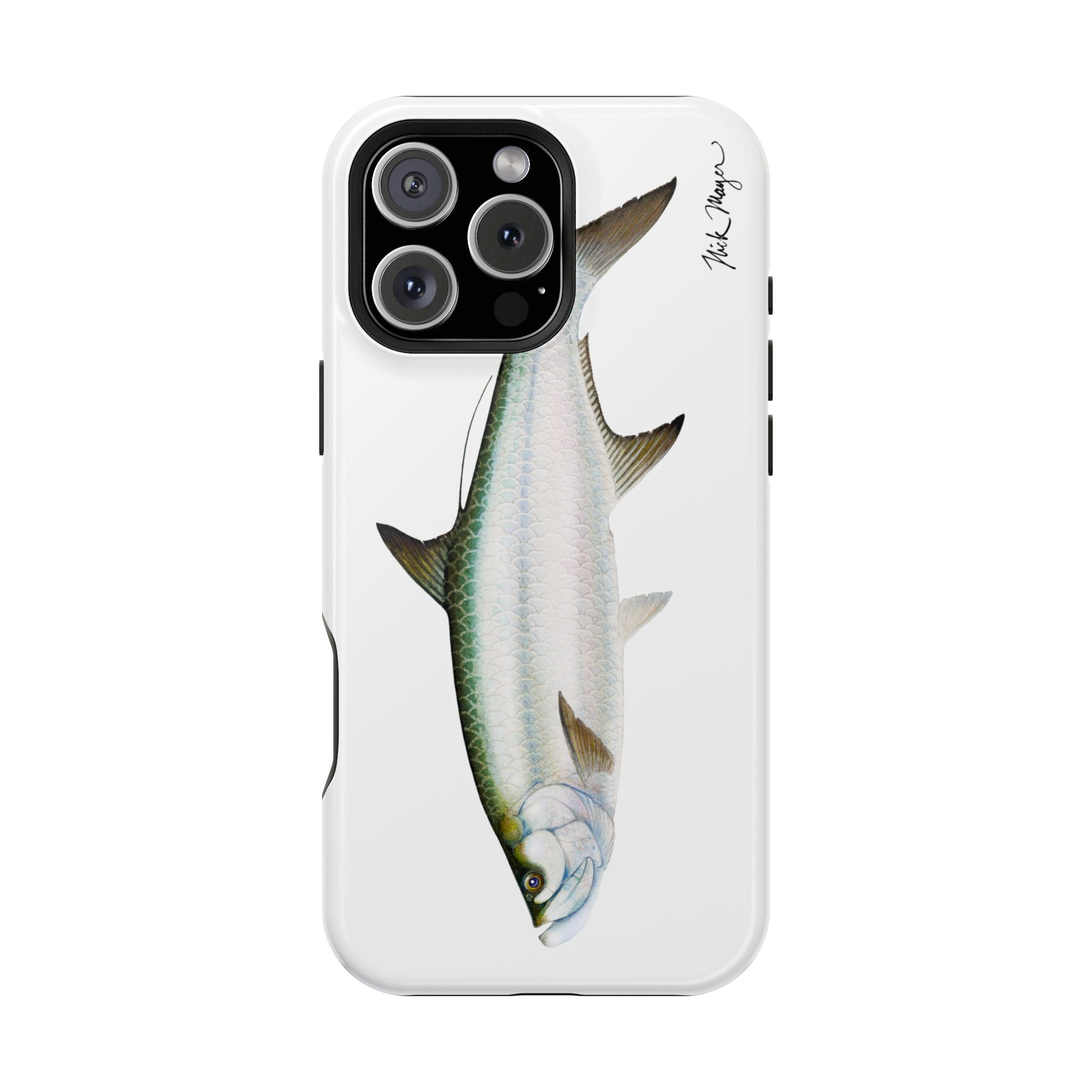 Tarpon MagSafe White iPhone Case