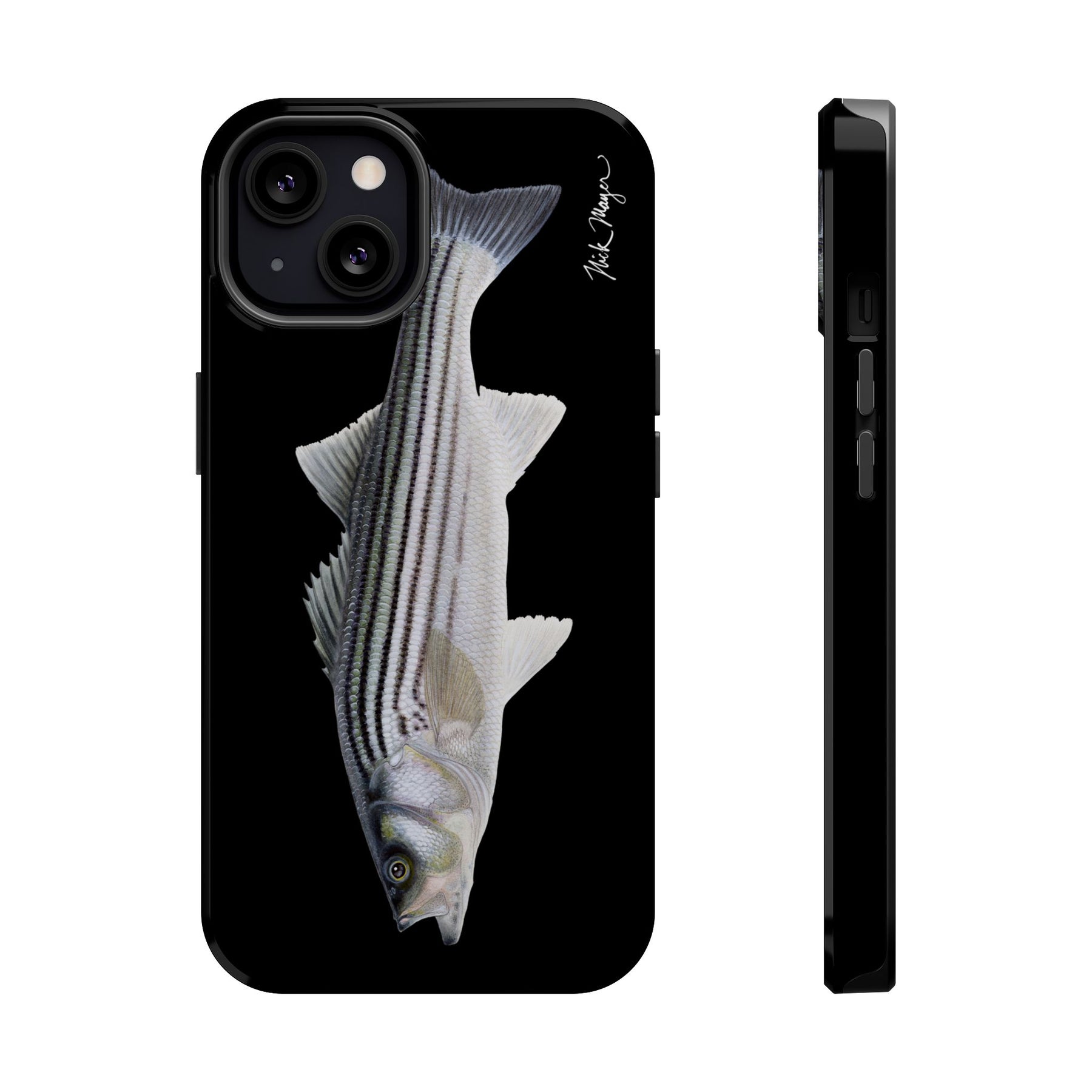 Schoolie Striper MagSafe Black iPhone Case