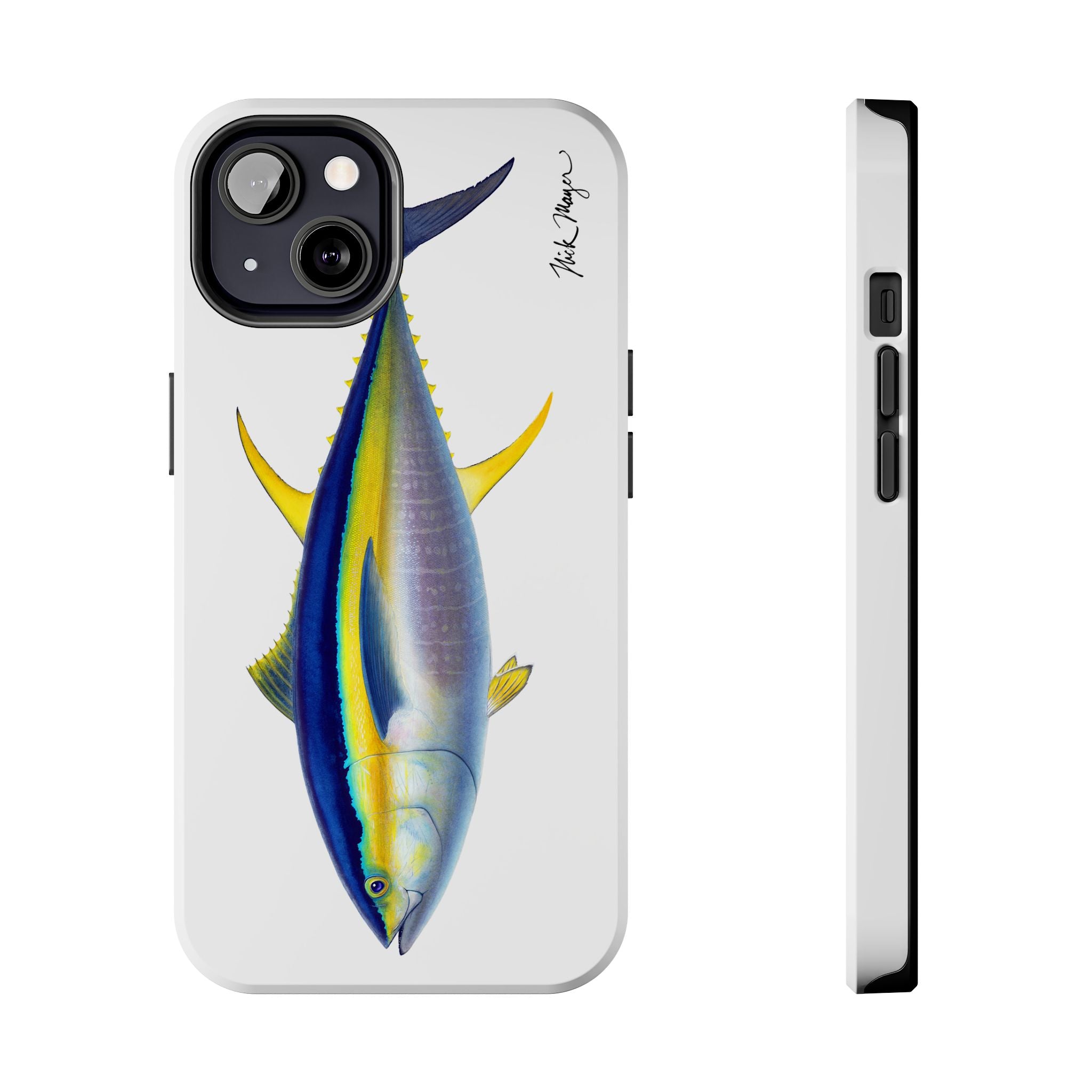 Yellowfin Tuna White Phone Case (iPhone)