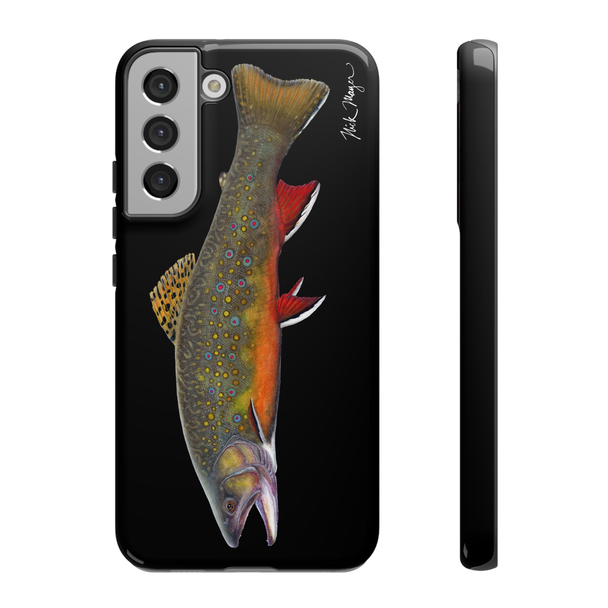 Brook Trout Black Phone Case (Samsung)