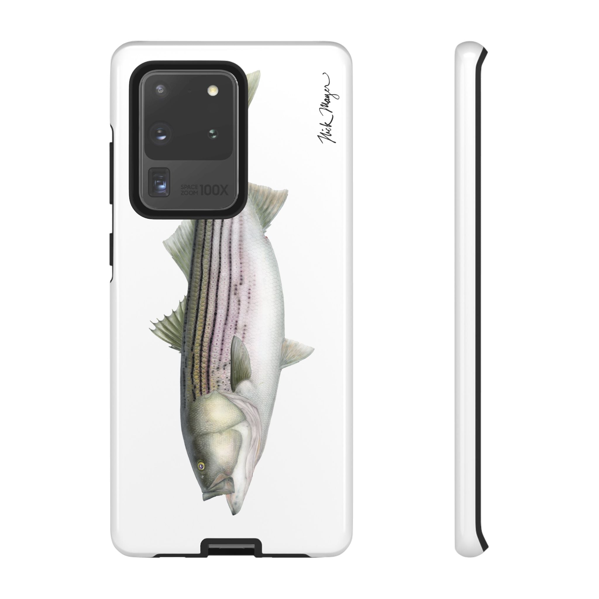 30 lb Striper White Phone Case (Samsung)