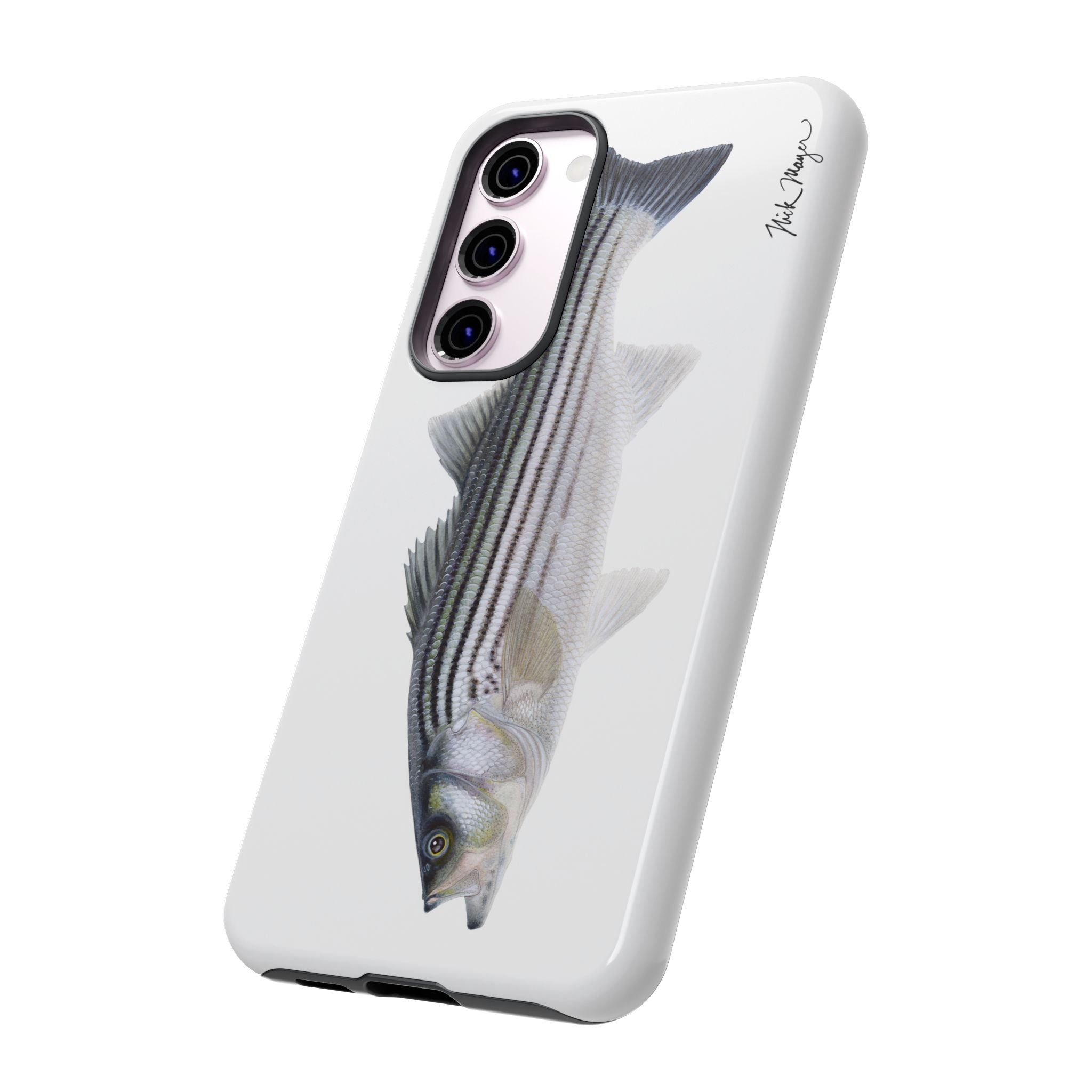 Schoolie Striper White Phone Case (Samsung)