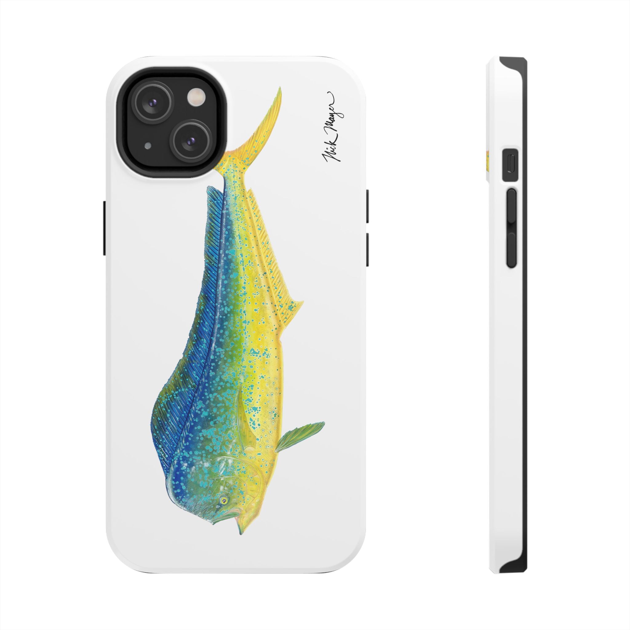 Bull Mahi White Phone Case (iPhone)