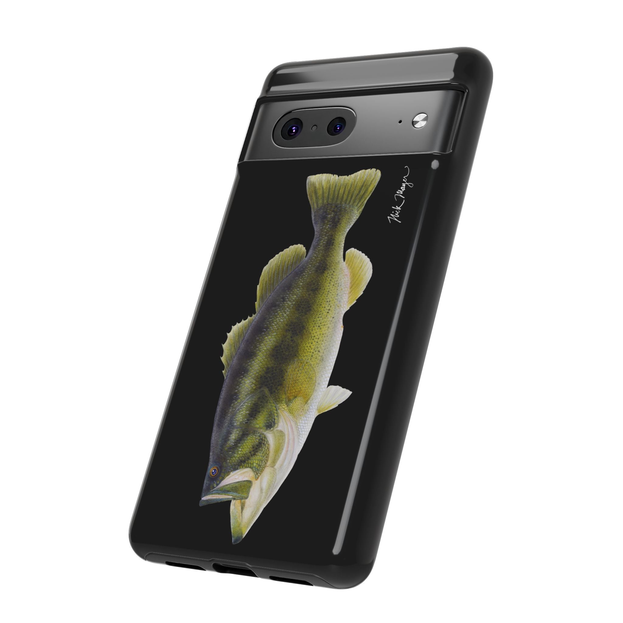 Largemouth Bass Black Phone Case (Samsung)