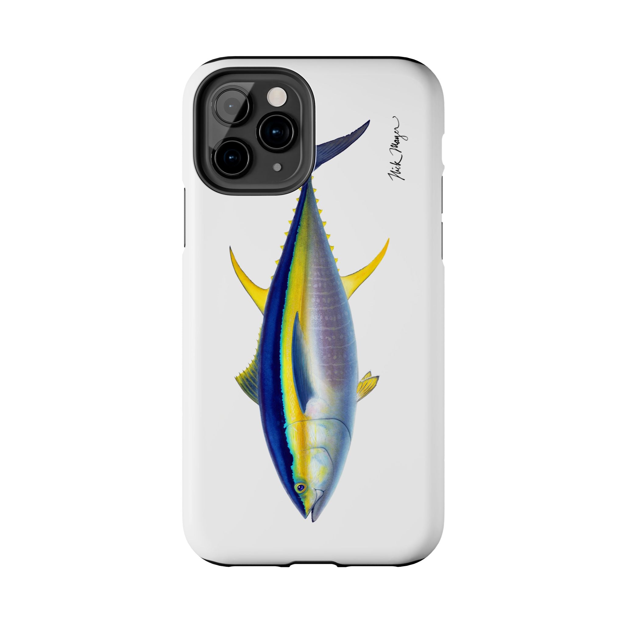 Yellowfin Tuna White Phone Case (iPhone)