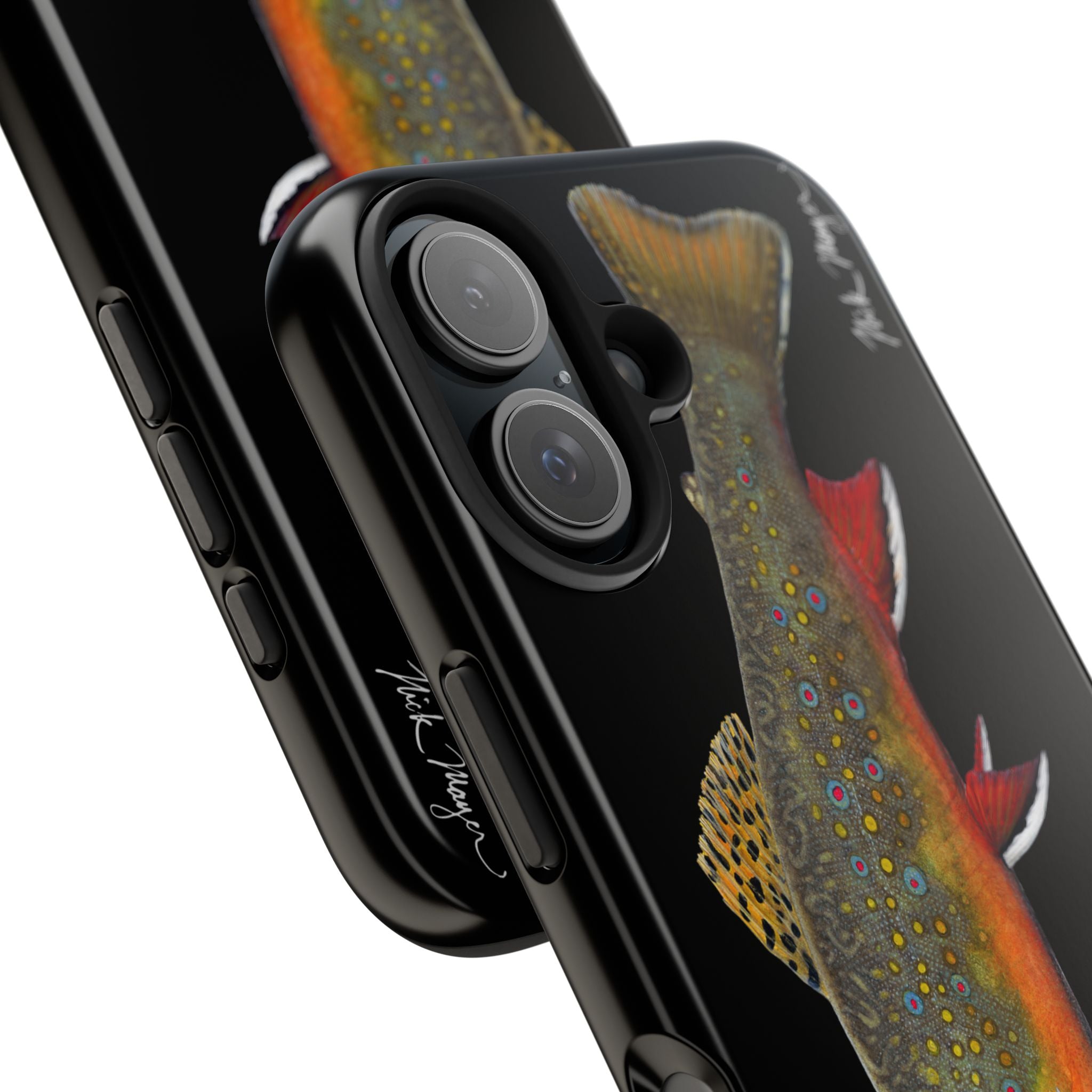 Brook Trout Black Phone Case (iPhone)