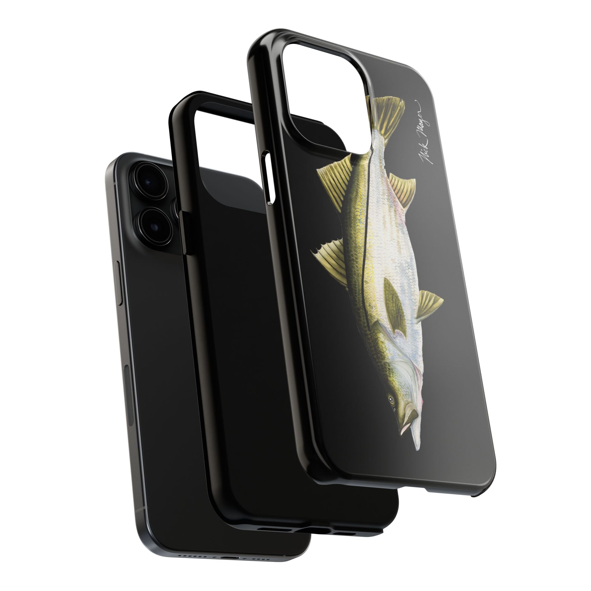 Snook Black Phone Case (iPhone)