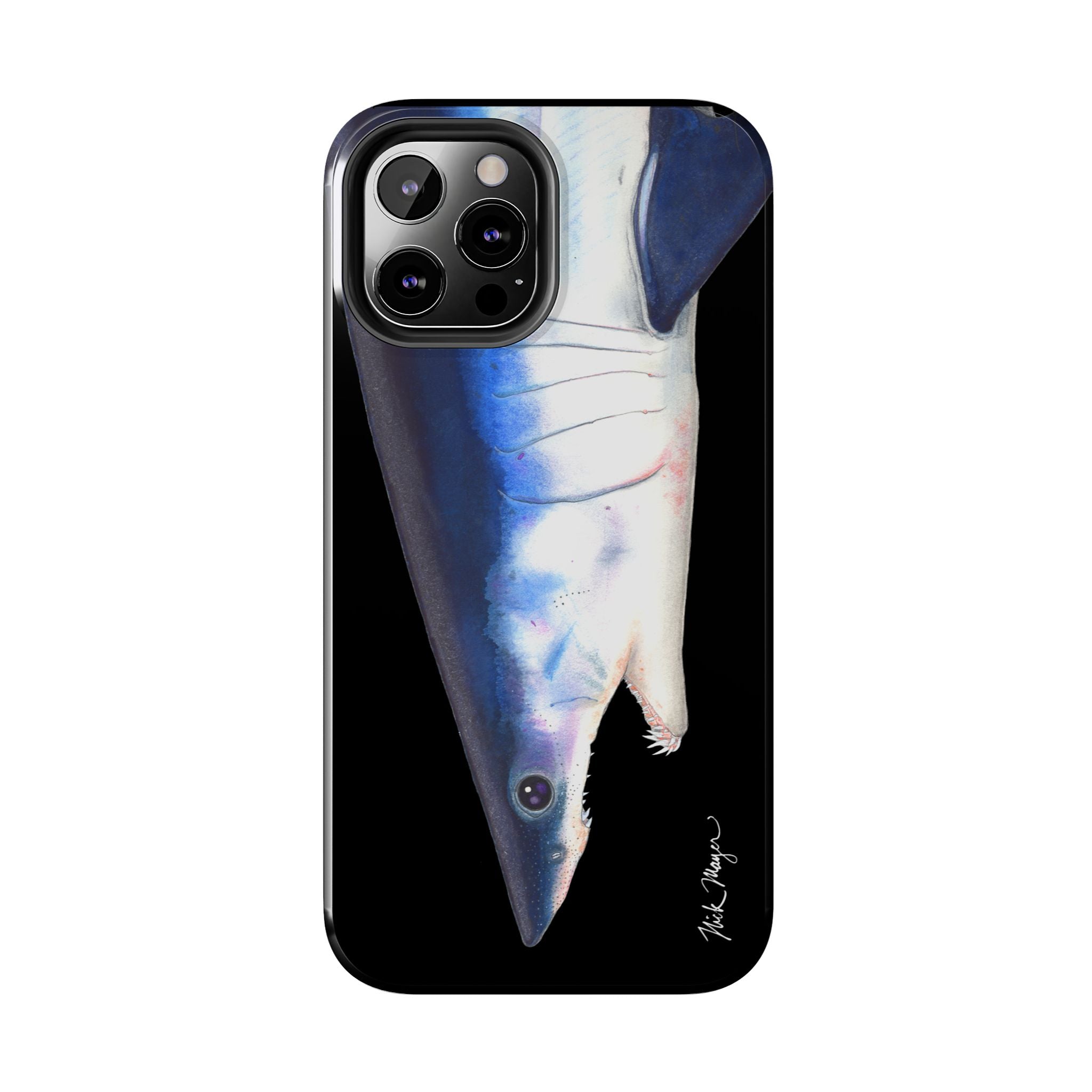 Mako Shark Face Black Case (iPhone)