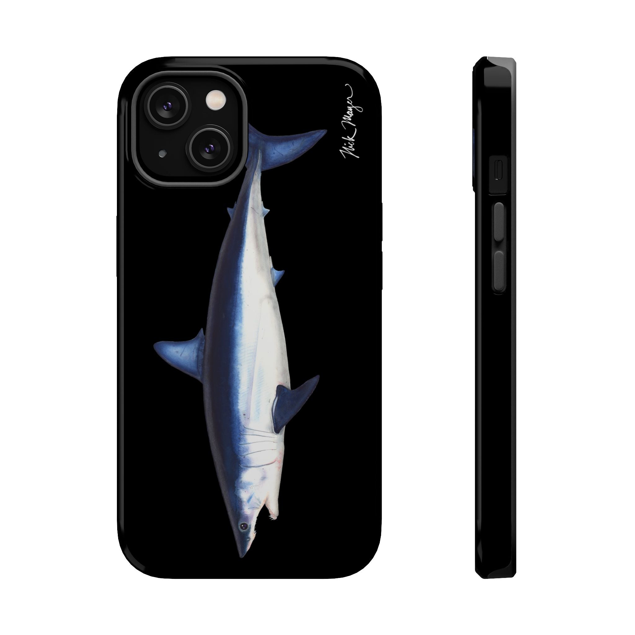 Mako Shark MagSafe Black iPhone Case