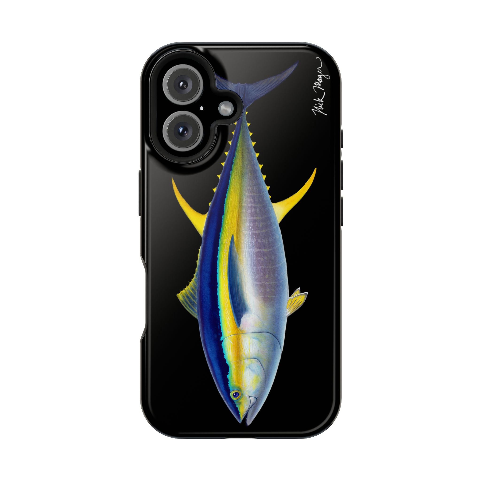 Yellowfin Tuna MagSafe Black iPhone Case