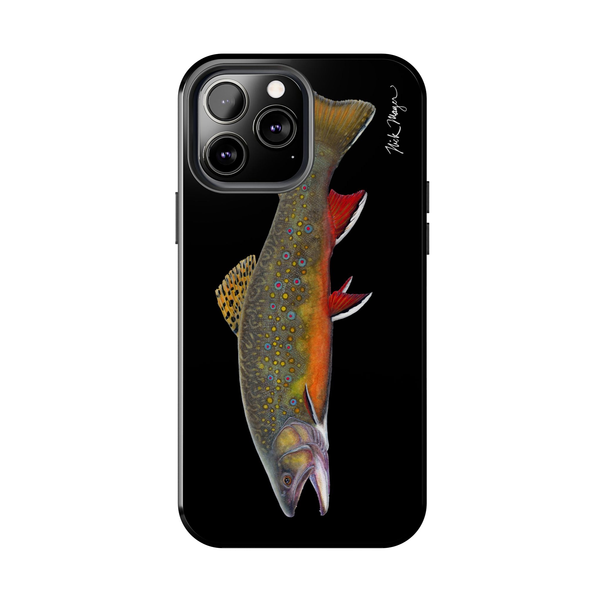 Brook Trout Black Phone Case (iPhone)