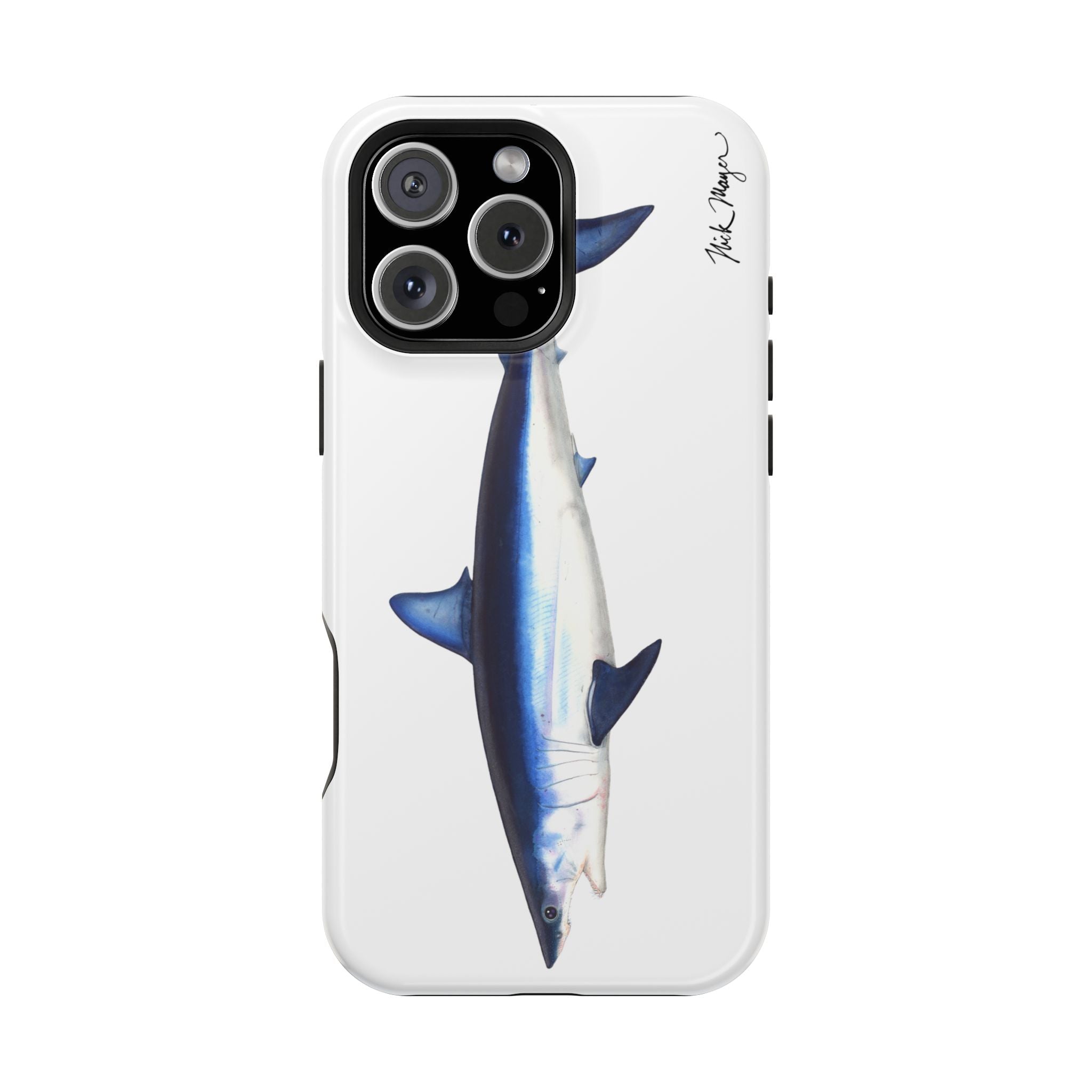 Mako Shark MagSafe White iPhone Case