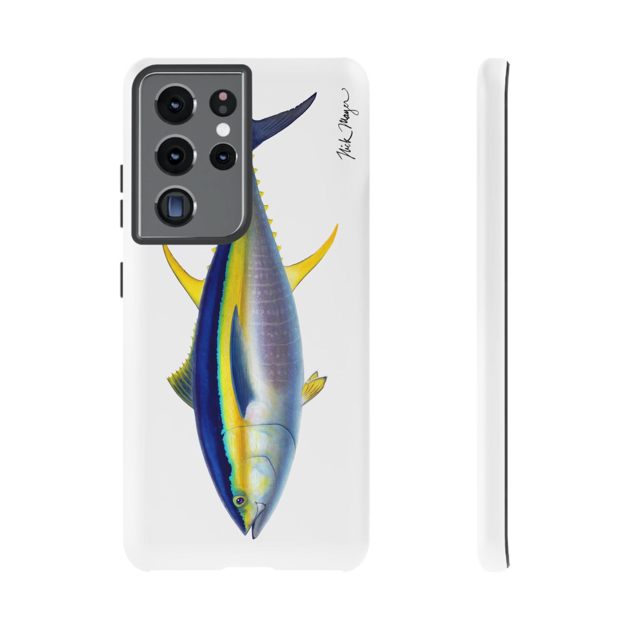 Yellowfin Tuna White Phone Case (Samsung)