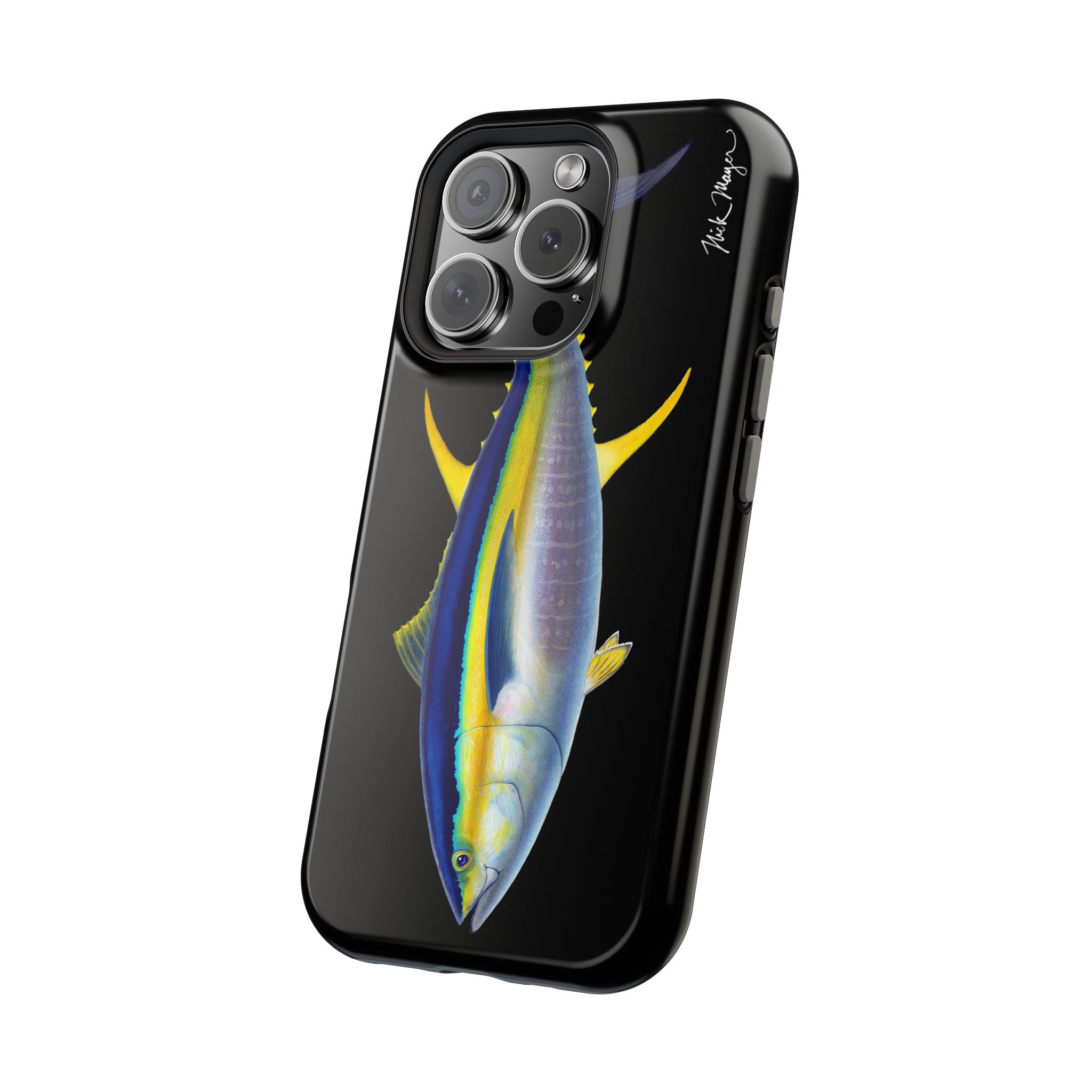 Yellowfin Tuna MagSafe Black iPhone Case