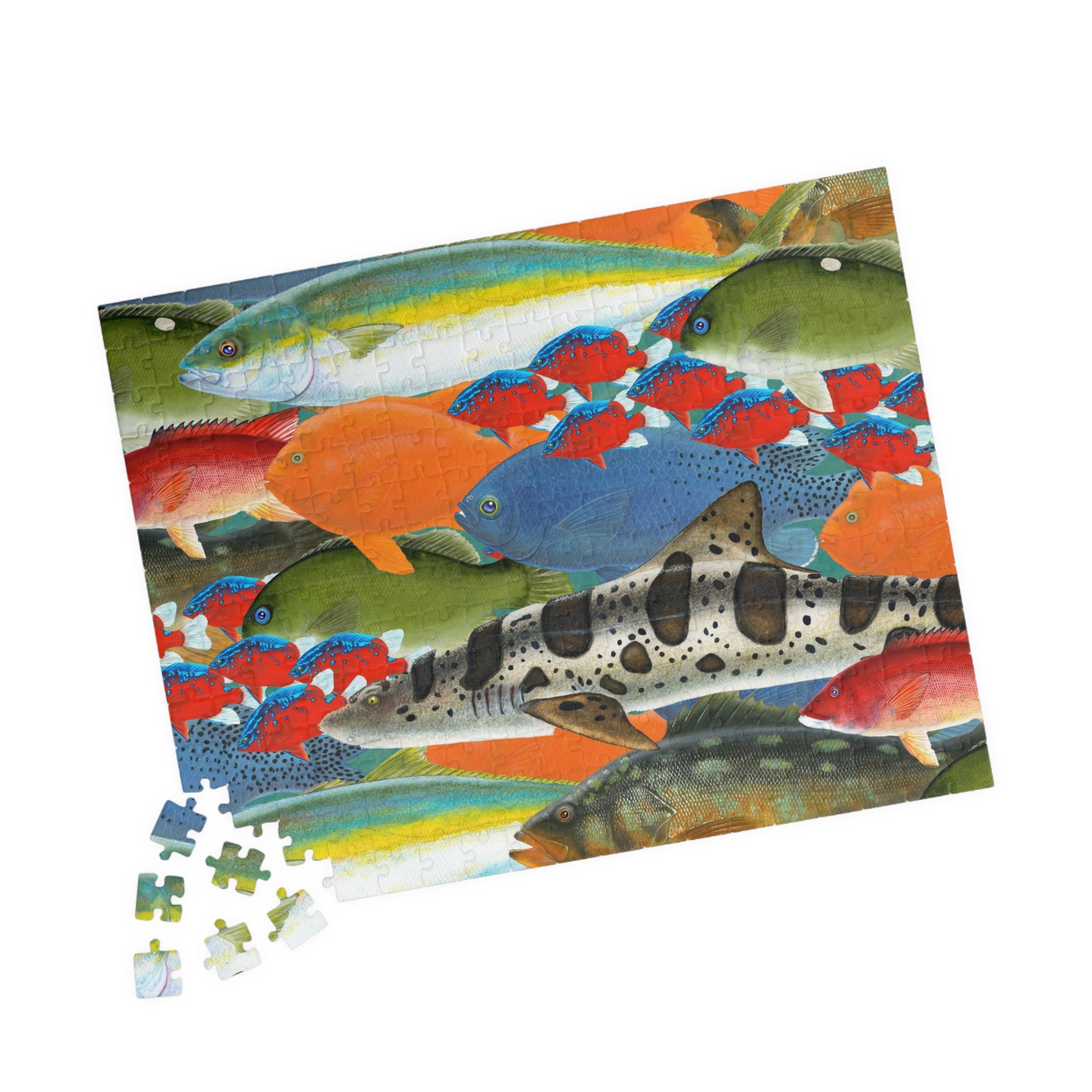 California Dive Fish Art Jigsaw Puzzle (110, 252, 520, 1014-piece)