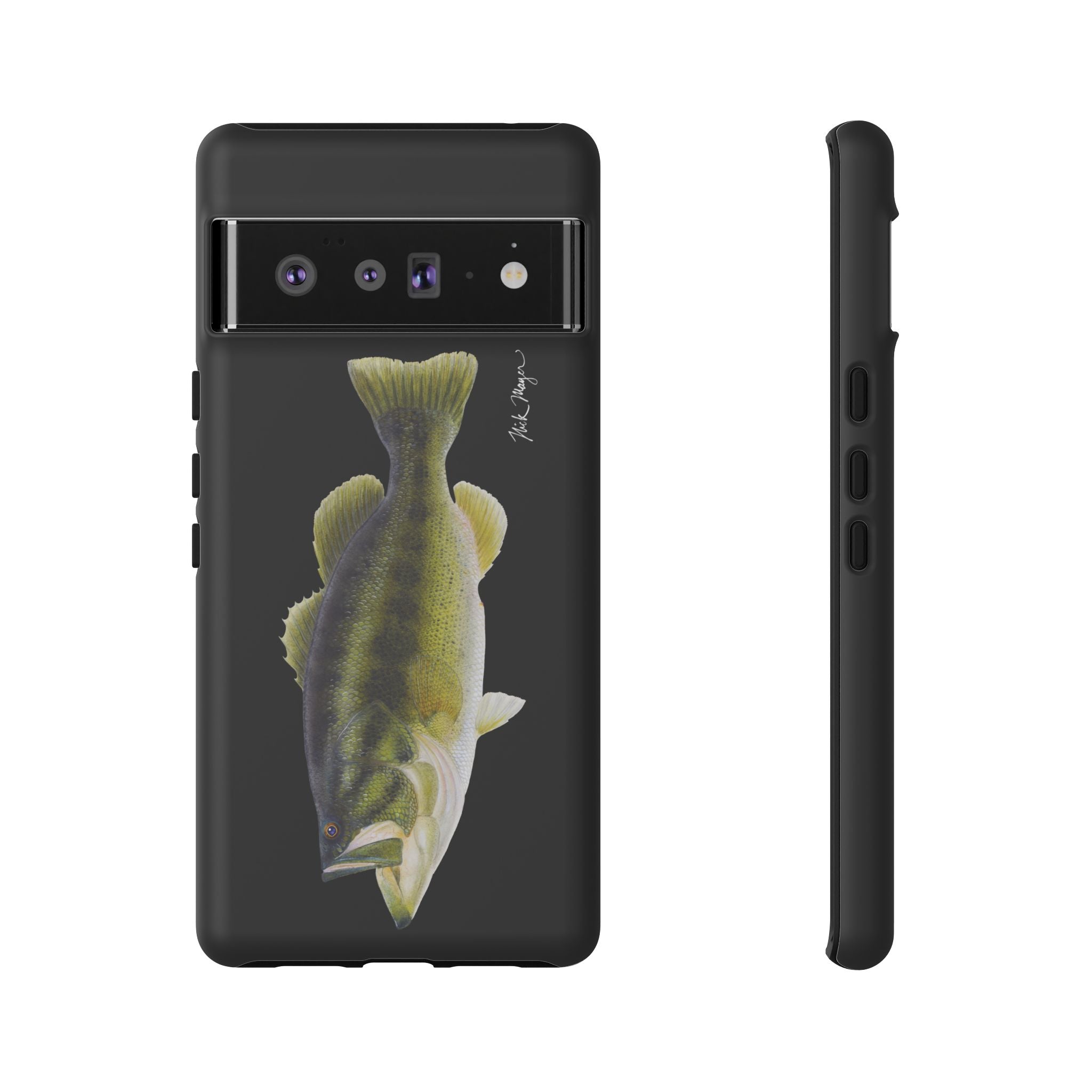 Largemouth Bass Black Phone Case (Samsung)