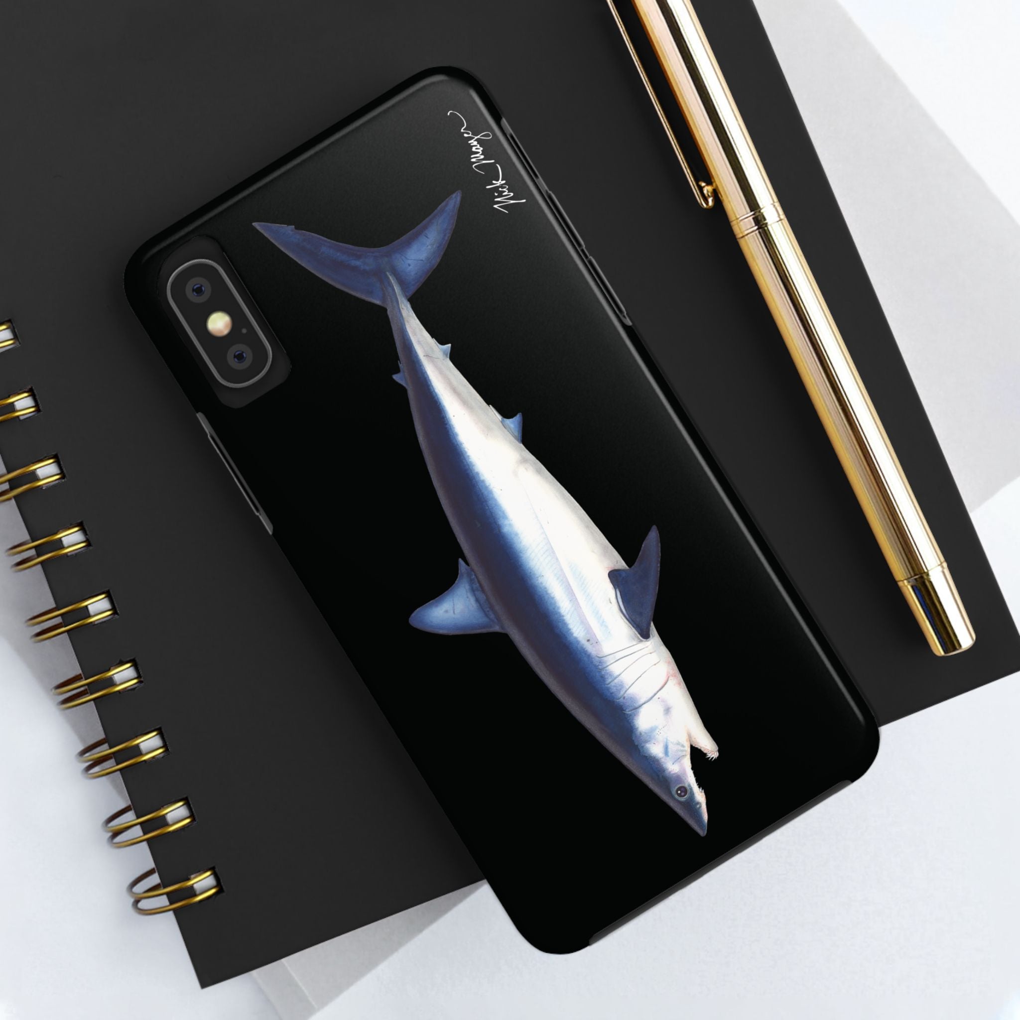 Mako Shark Black iPhone Case