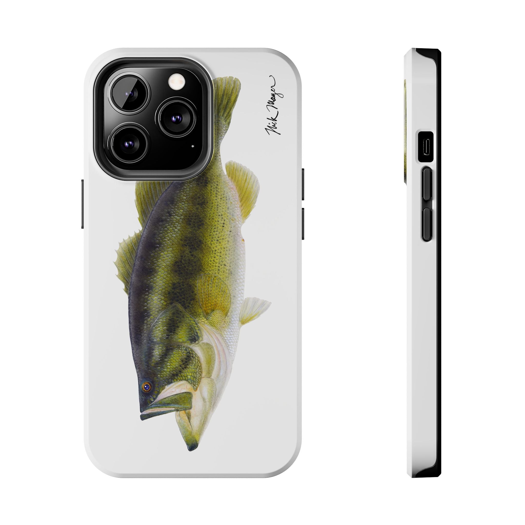 Largemouth Bass White Phone Case (iPhone)