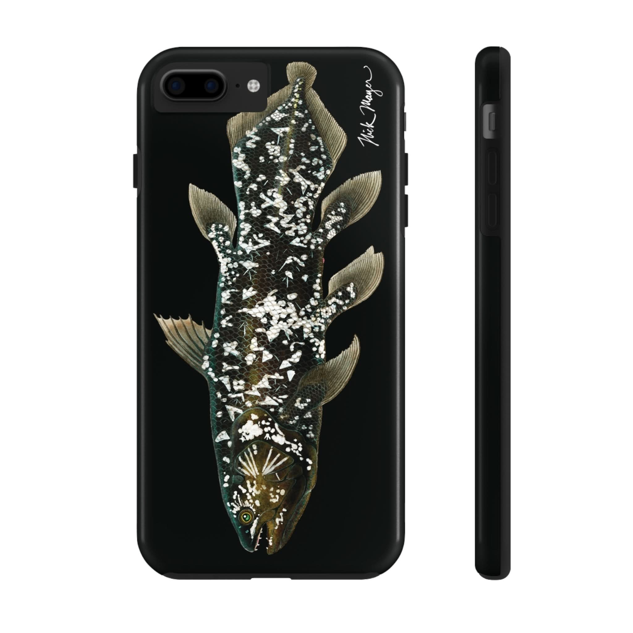 Coelacanth Black iPhone Case