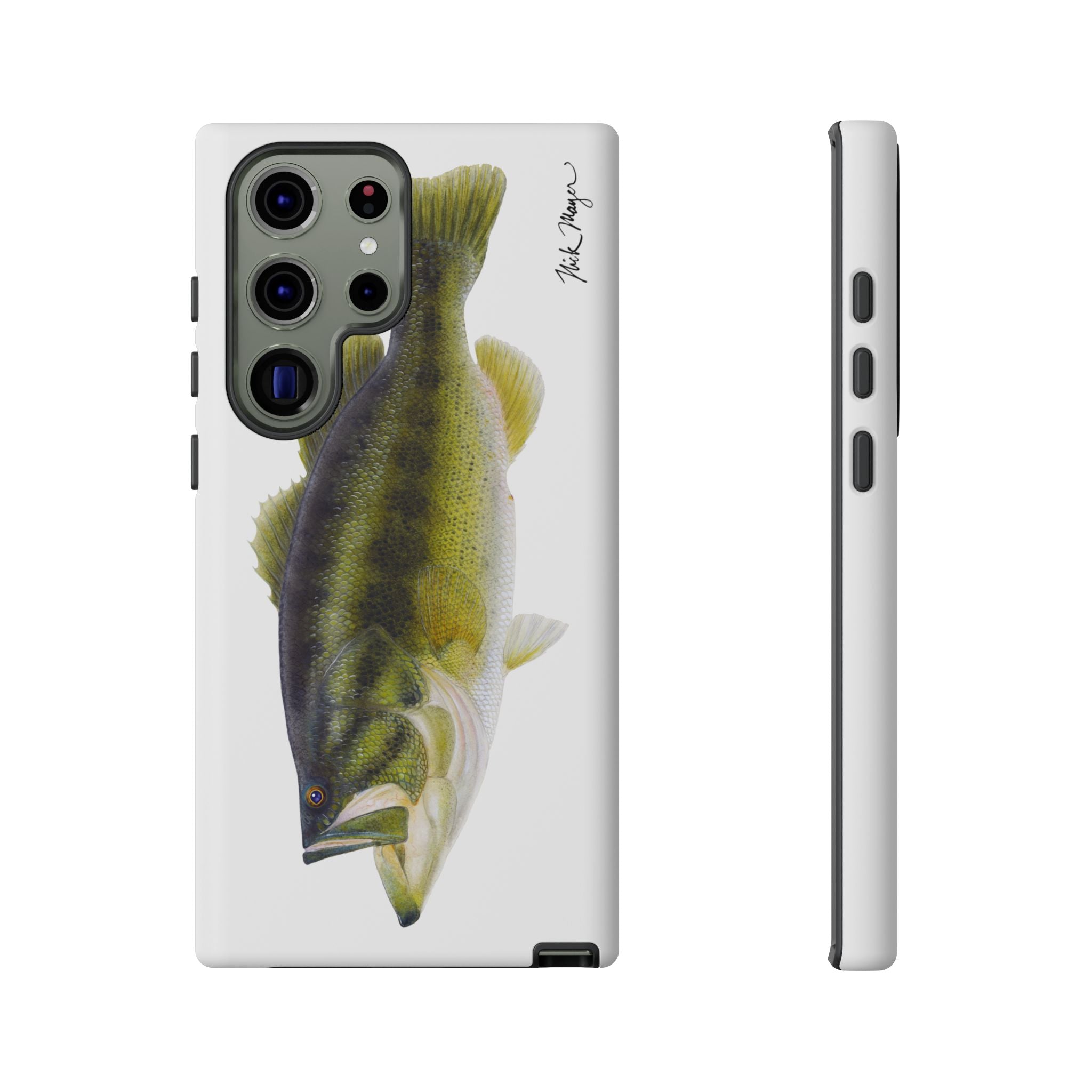 Largemouth Bass White Phone Case (Samsung)