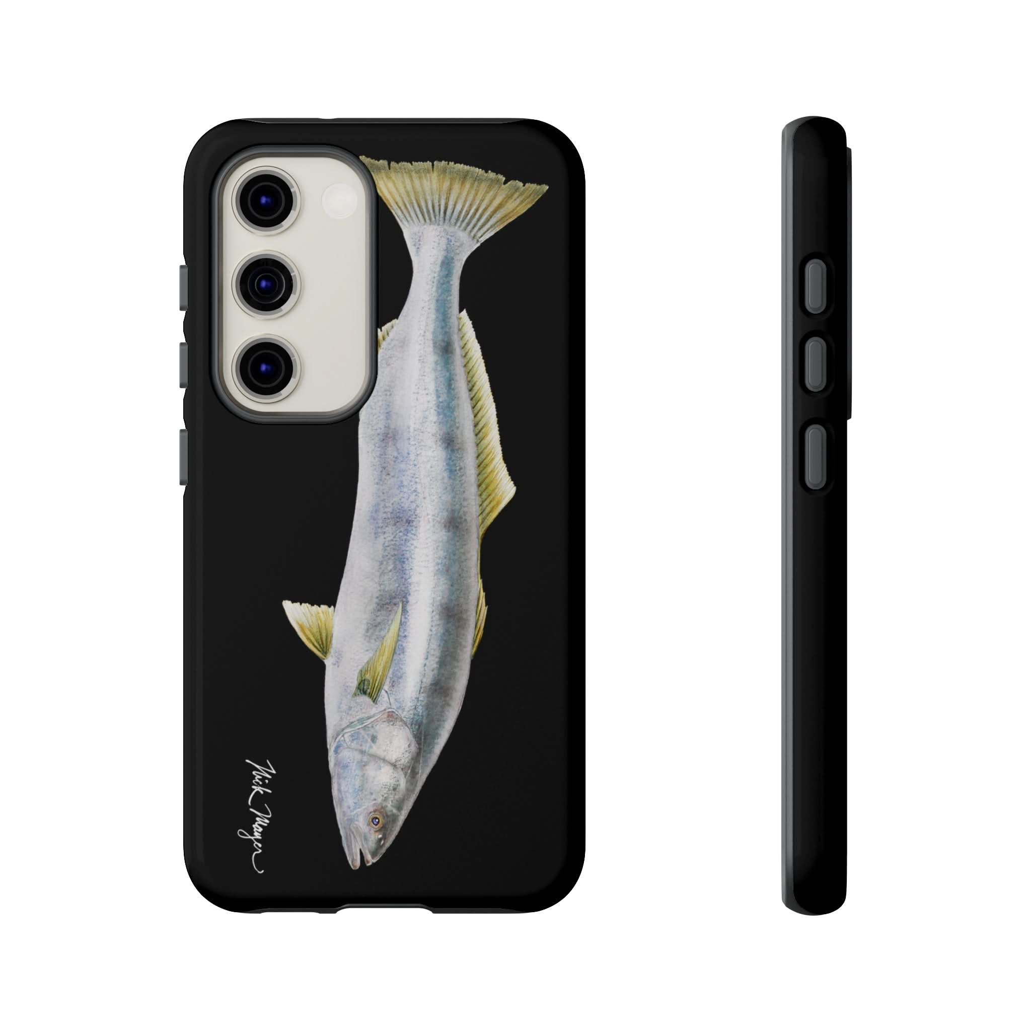 White Sea Bass Phone Case (Samsung) - black