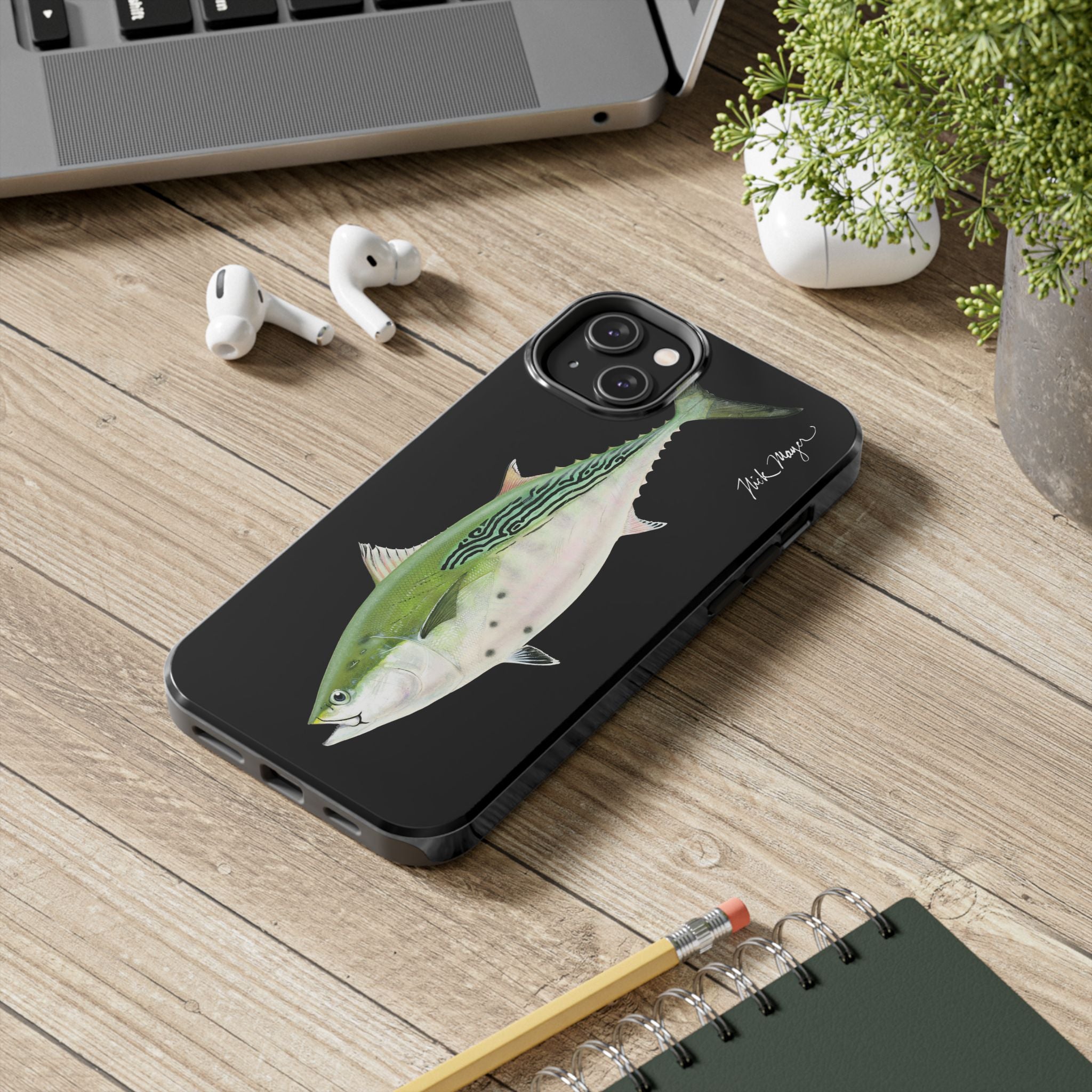 Albie Black Phone Case (iPhone)