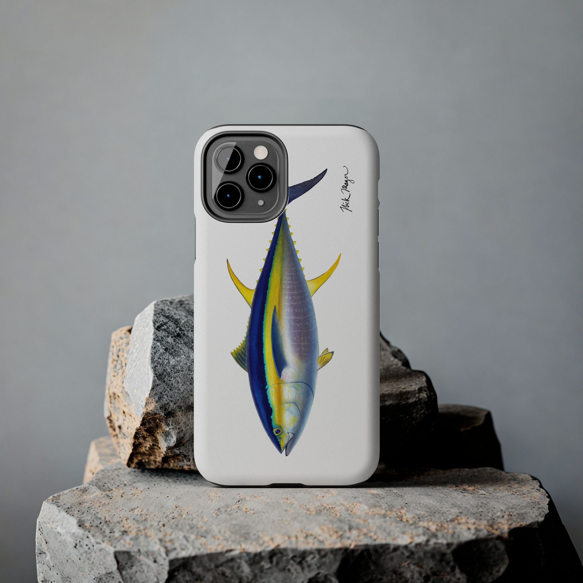 Yellowfin Tuna White Phone Case (iPhone)