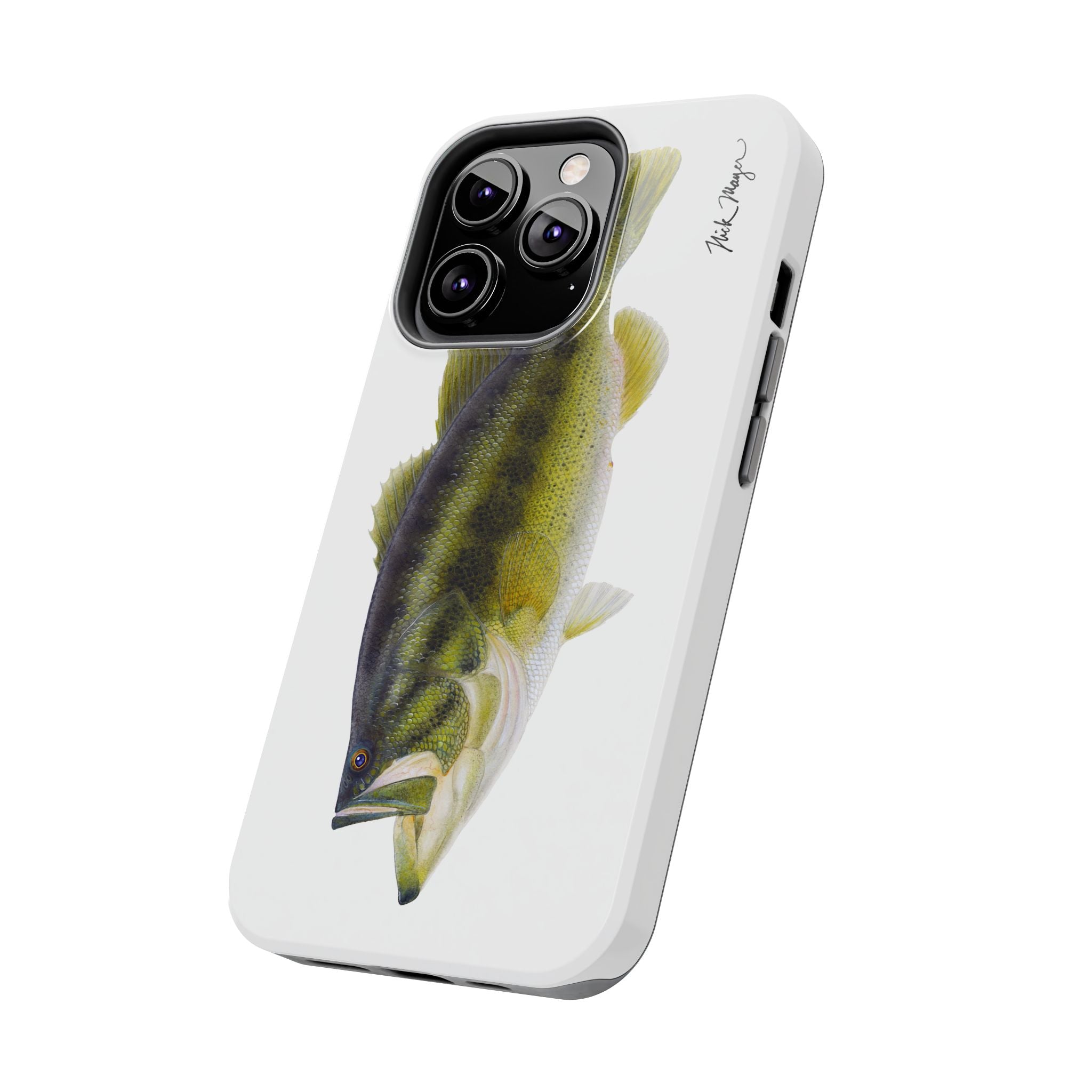 Largemouth Bass White Phone Case (iPhone)