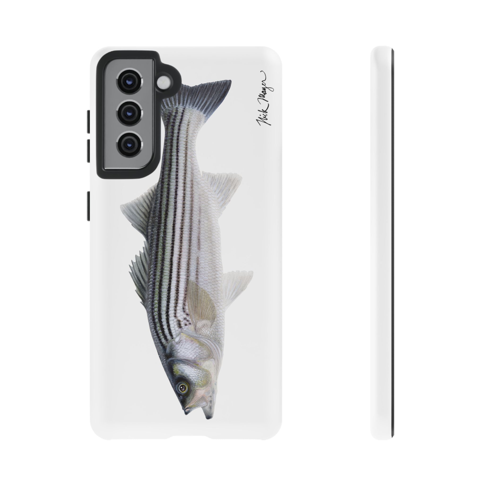 Schoolie Striper White Phone Case (Samsung)