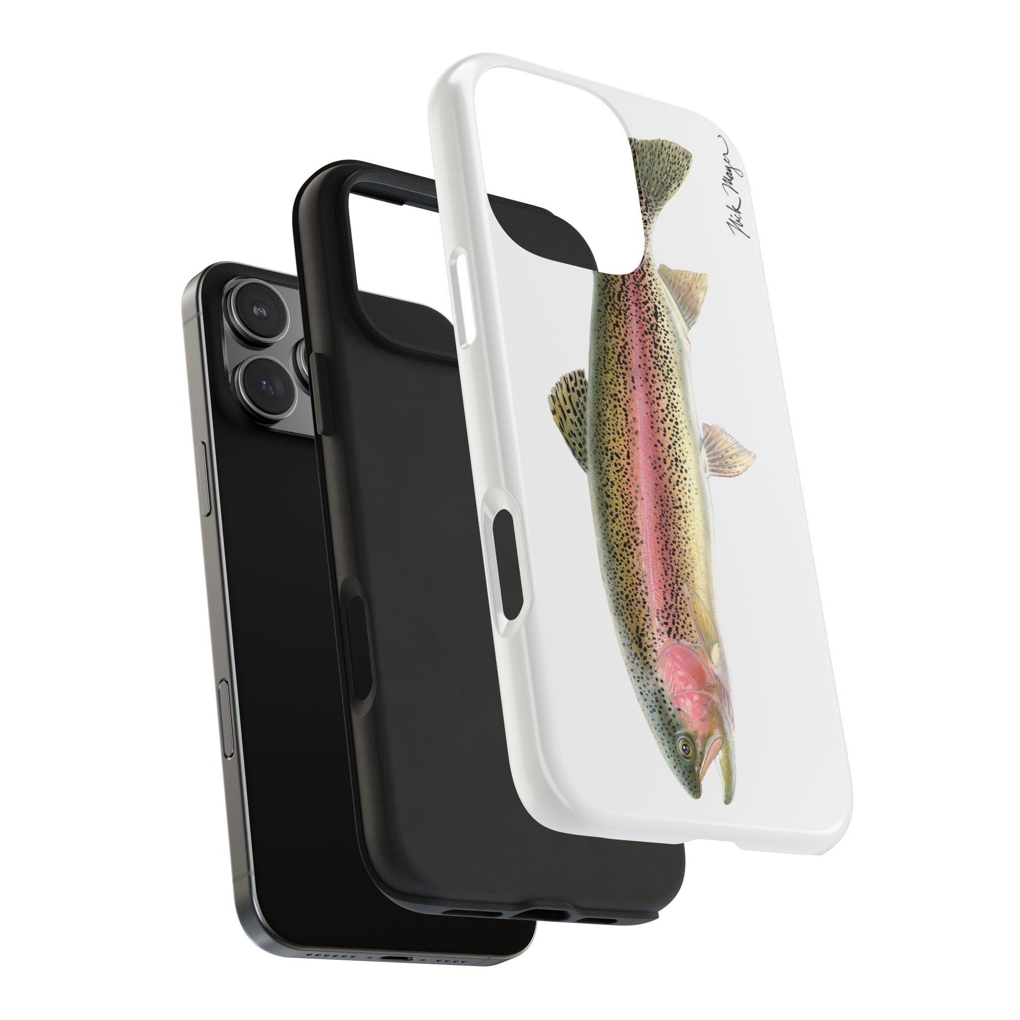 Rainbow Trout White Phone Case (iPhone)