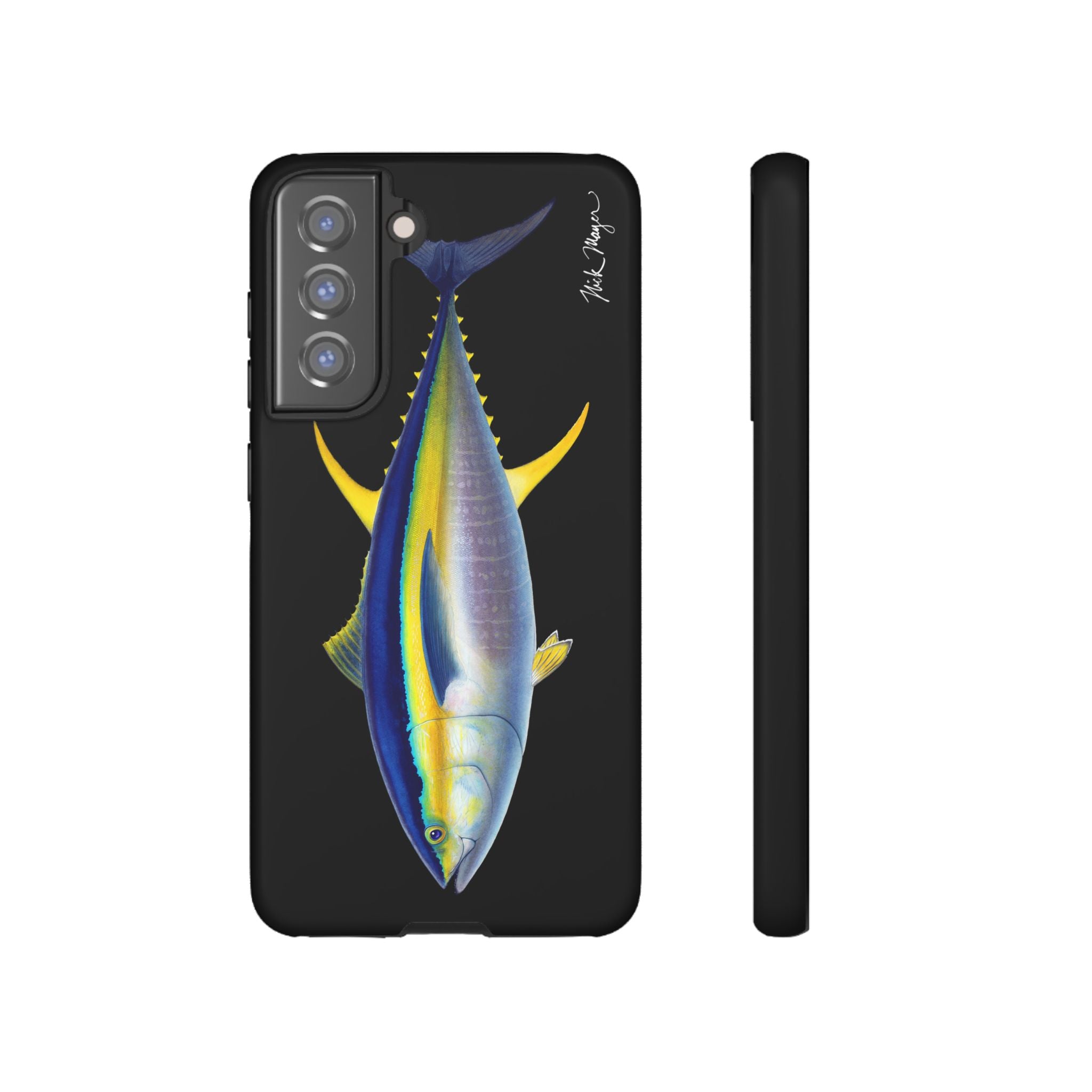 Yellowfin Tuna Black Phone Case (Samsung)