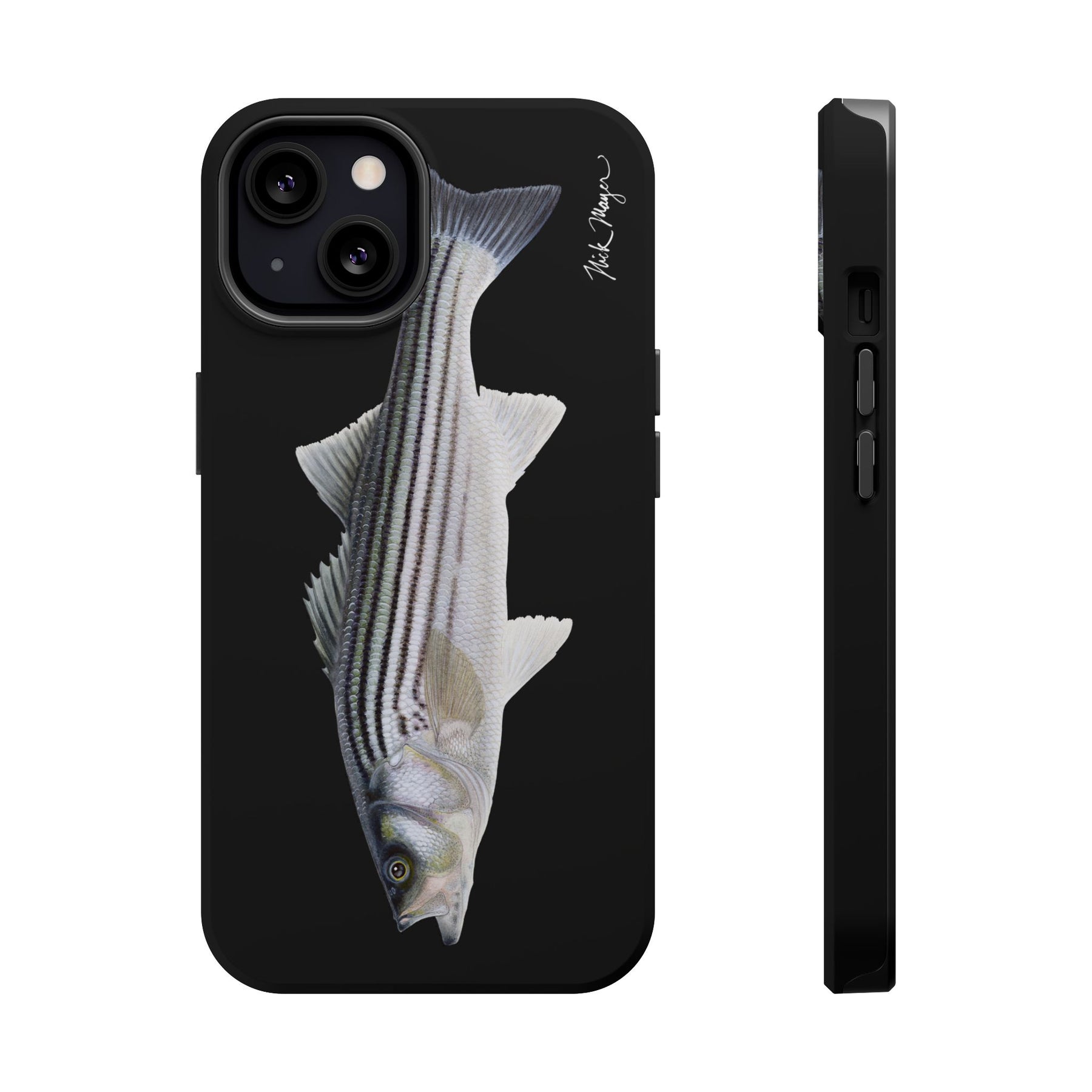 Schoolie Striper MagSafe Black iPhone Case