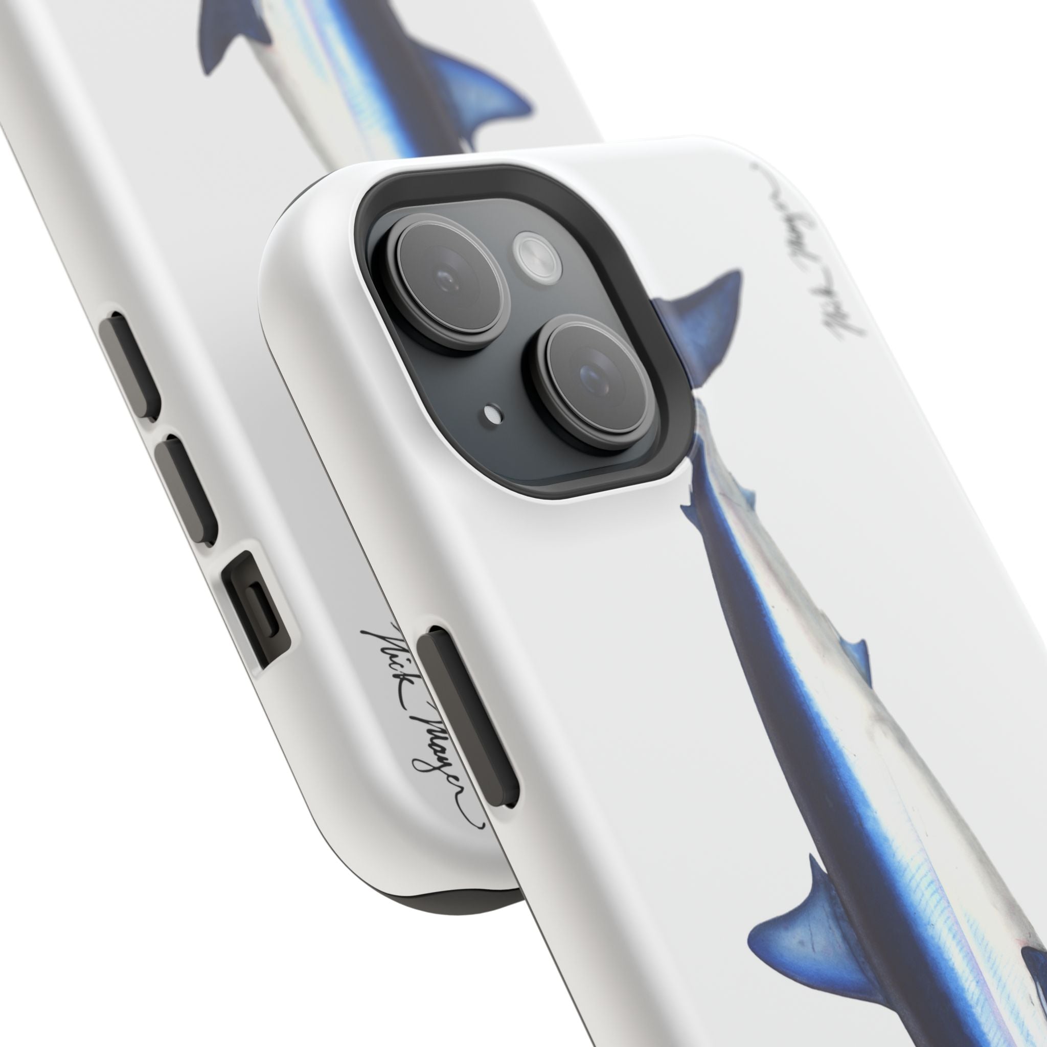 Mako Shark MagSafe White iPhone Case