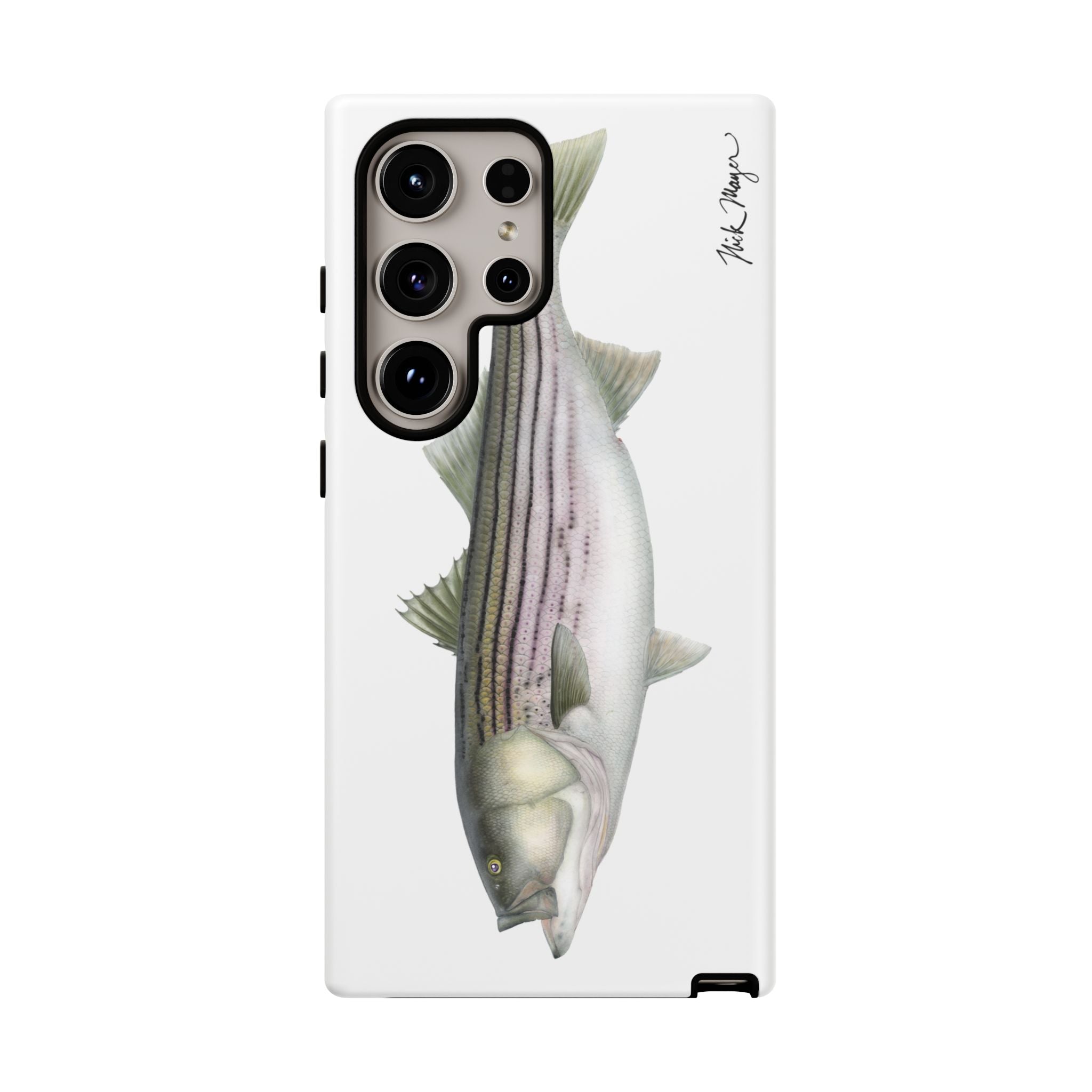 30 lb Striper White Phone Case (Samsung)