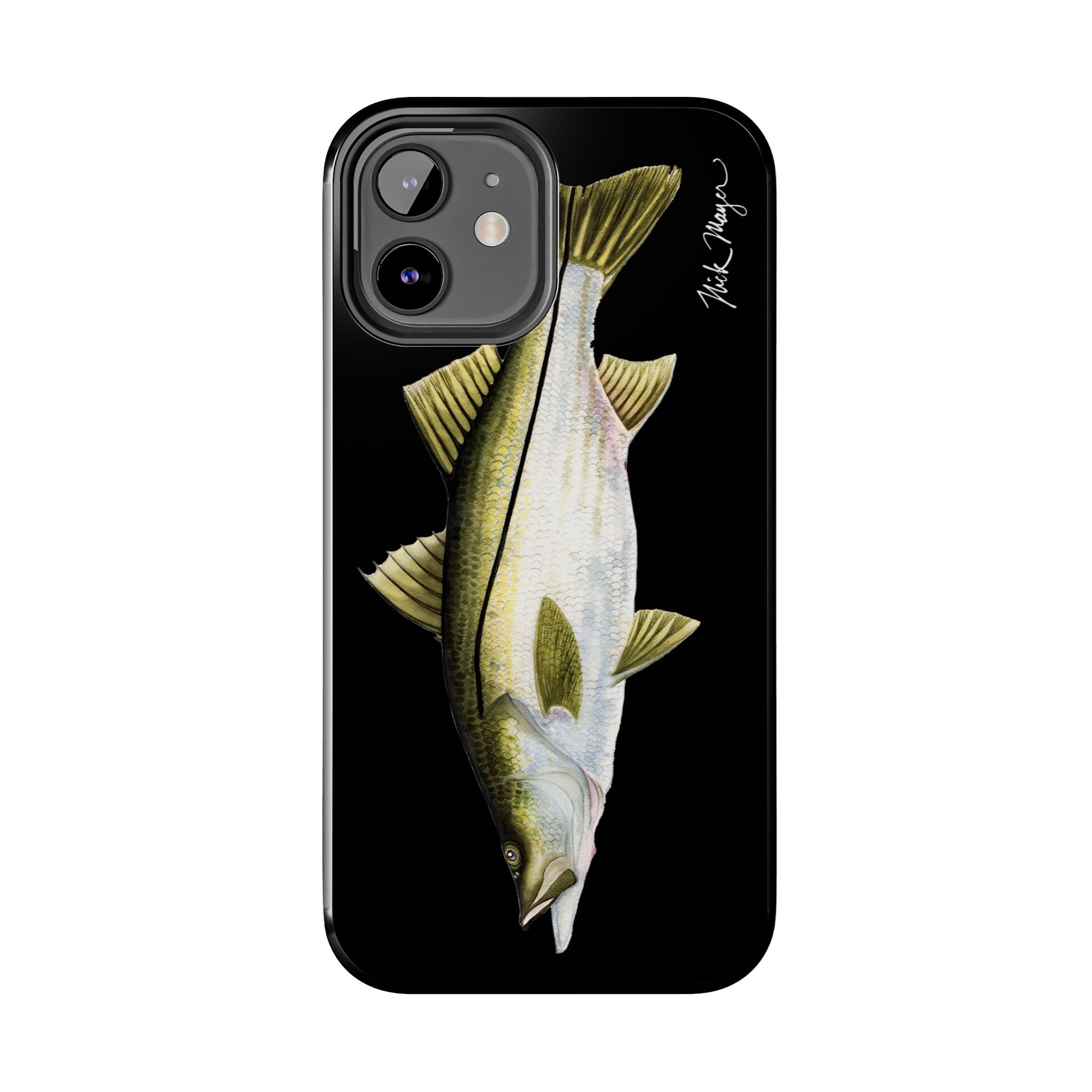 Snook Black Phone Case (iPhone)