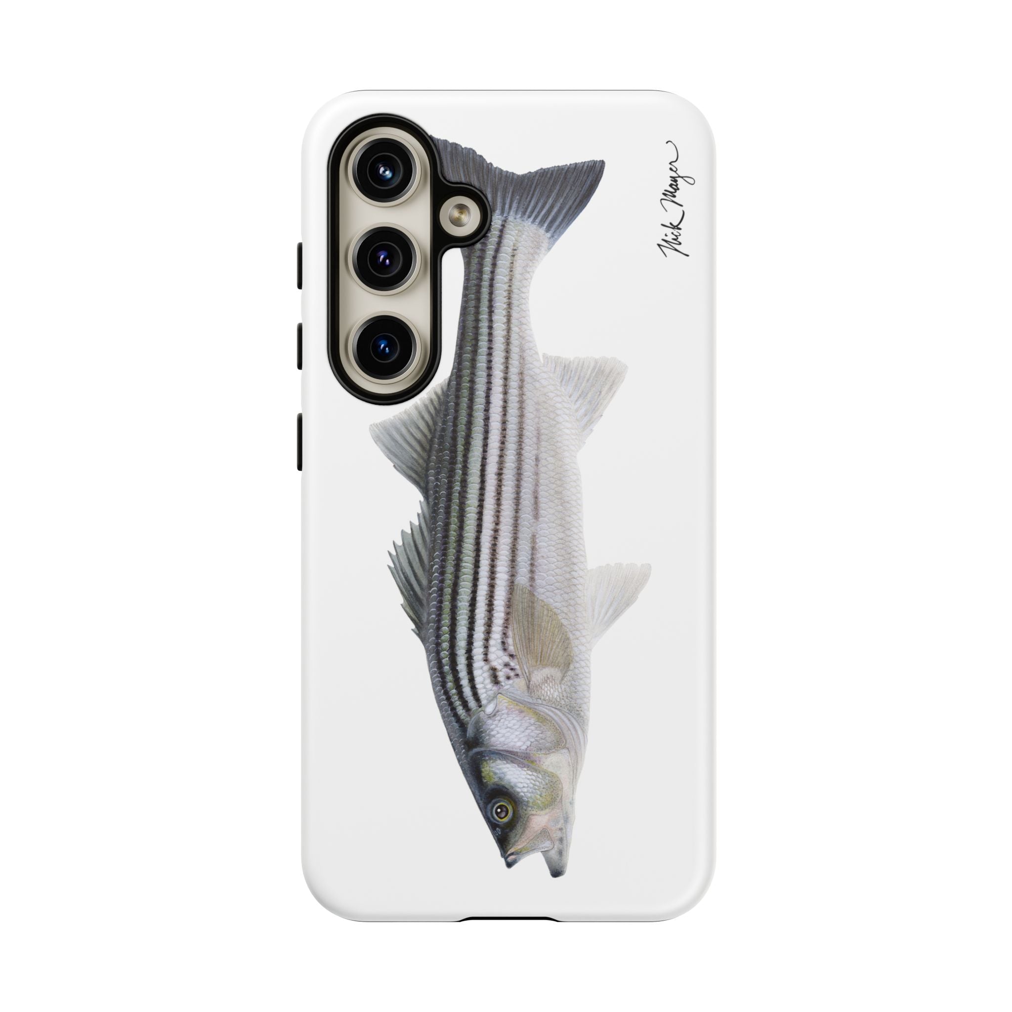 Schoolie Striper White Phone Case (Samsung)